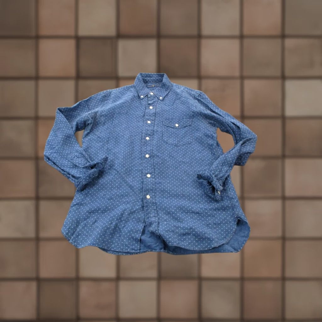 Ralph Lauren Ralph Lauren Shirt Men S Blue Stars Linen Golf Casual Button-Up Size US S / EU 44-46 / 1 - 1 Thumbnail