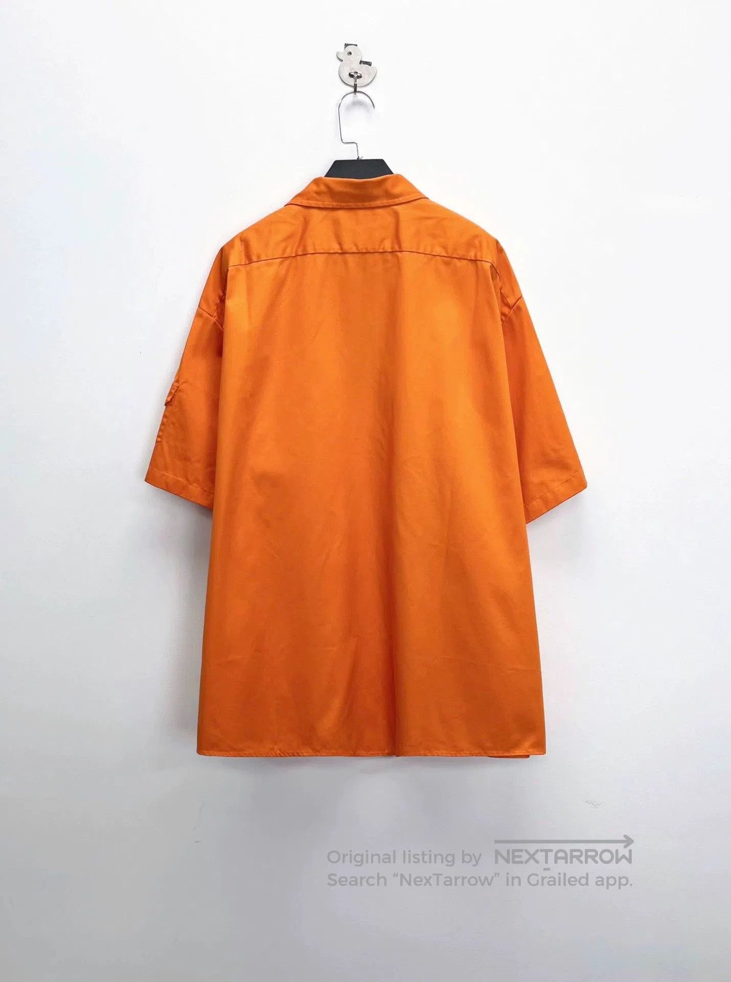 Balenciaga oversized orange short sleeve button. Size US L / EU 52-54 / 3 - 2 Thumbnail