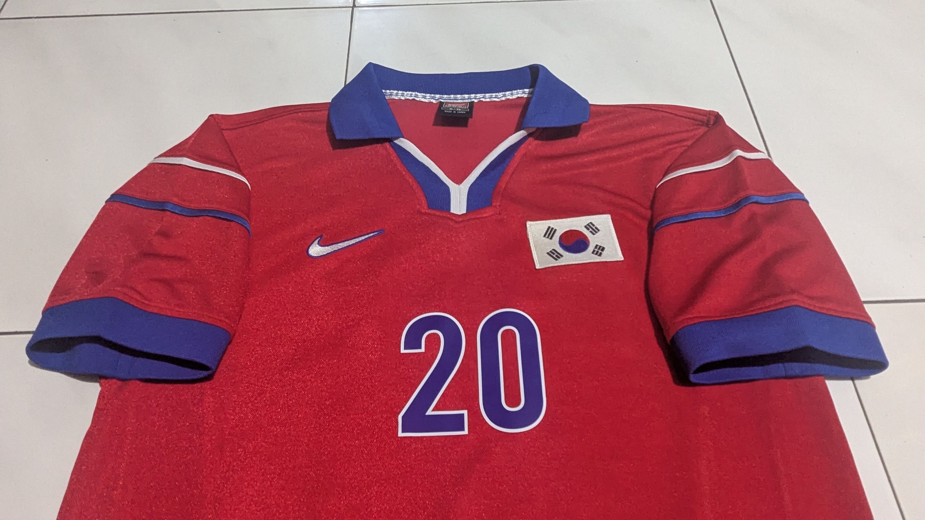 Nike South korea 98 world cup home jersey football shirt Size US M / EU 48-50 / 2 - 4 Thumbnail