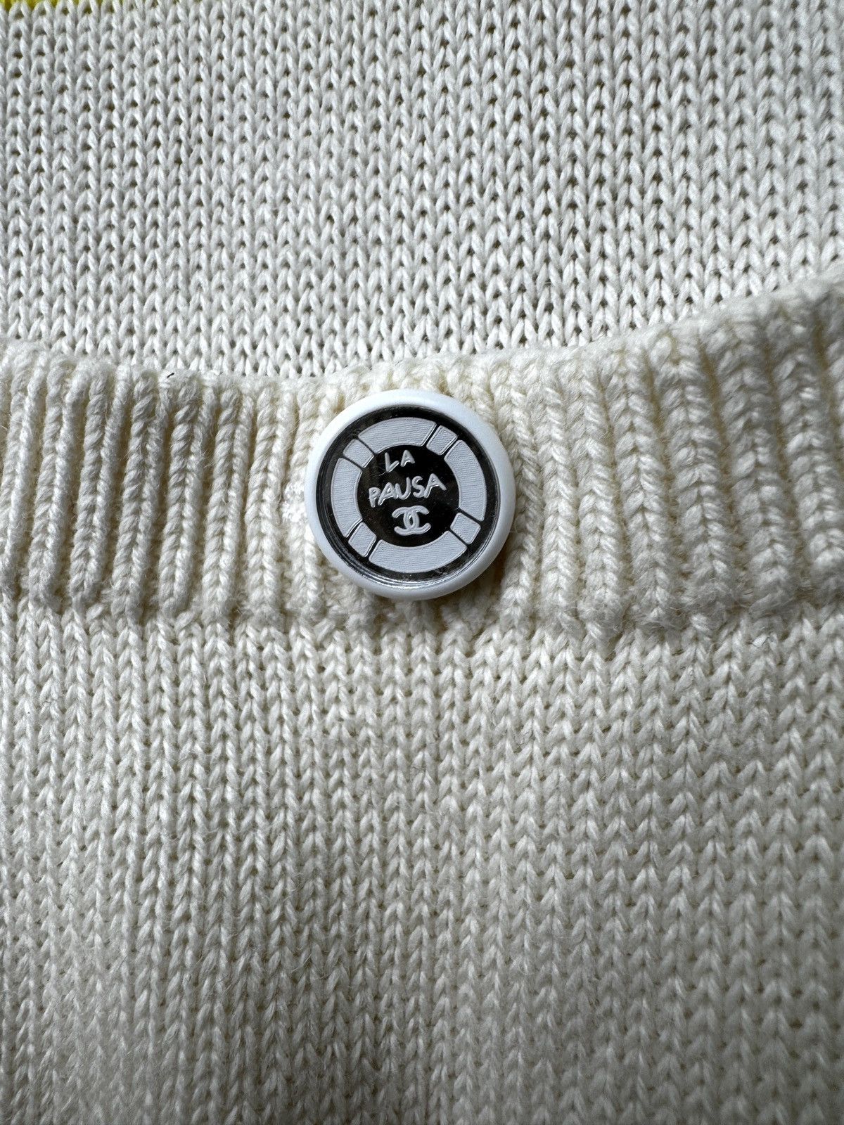 Chanel CHANEL 19c "La Pausa" Striped Multi Cashmere sweater Jumper Size XS / US 0-2 / IT 36-38 - 4 Thumbnail