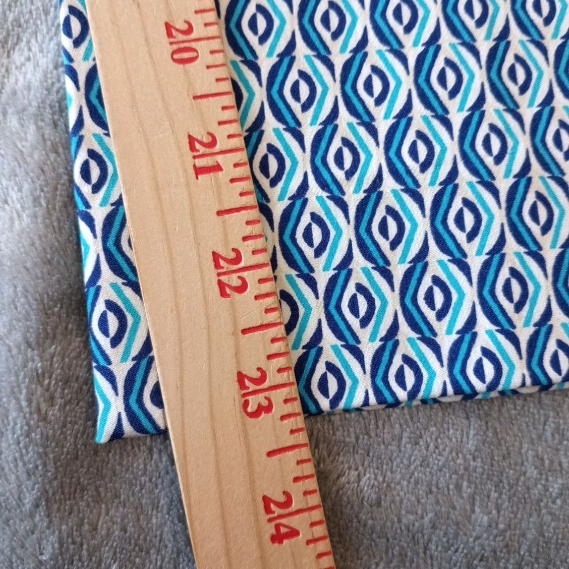 Vintage Chico's Capri Pants Womens US Size 16 Blue Geometric Pull On Stretch 38x23 New Size 38" / US 16 / IT 52 - 5 Thumbnail