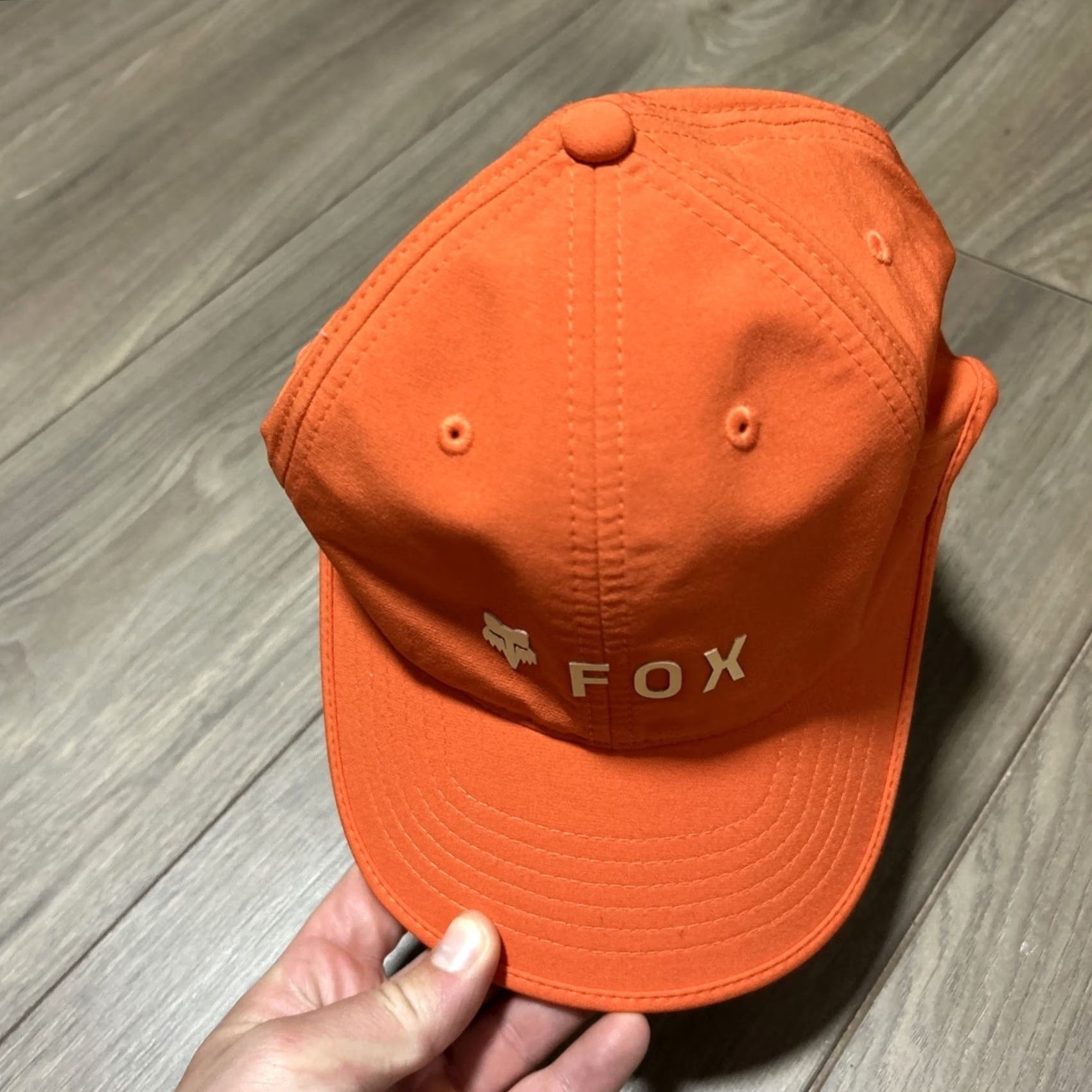 Fox Racing Fox Racing Baseball Cap Hat Front Logo Adjustable Orange Size ONE SIZE - 6 Thumbnail
