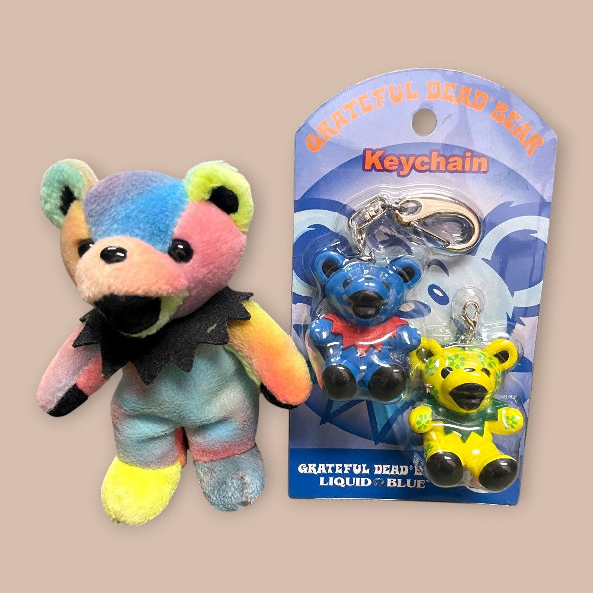 Grateful Dead × Liquid Blue Bundle Grateful Dead BEAR Keychain & Lill Charlie Dolls Size ONE SIZE - 1 Thumbnail