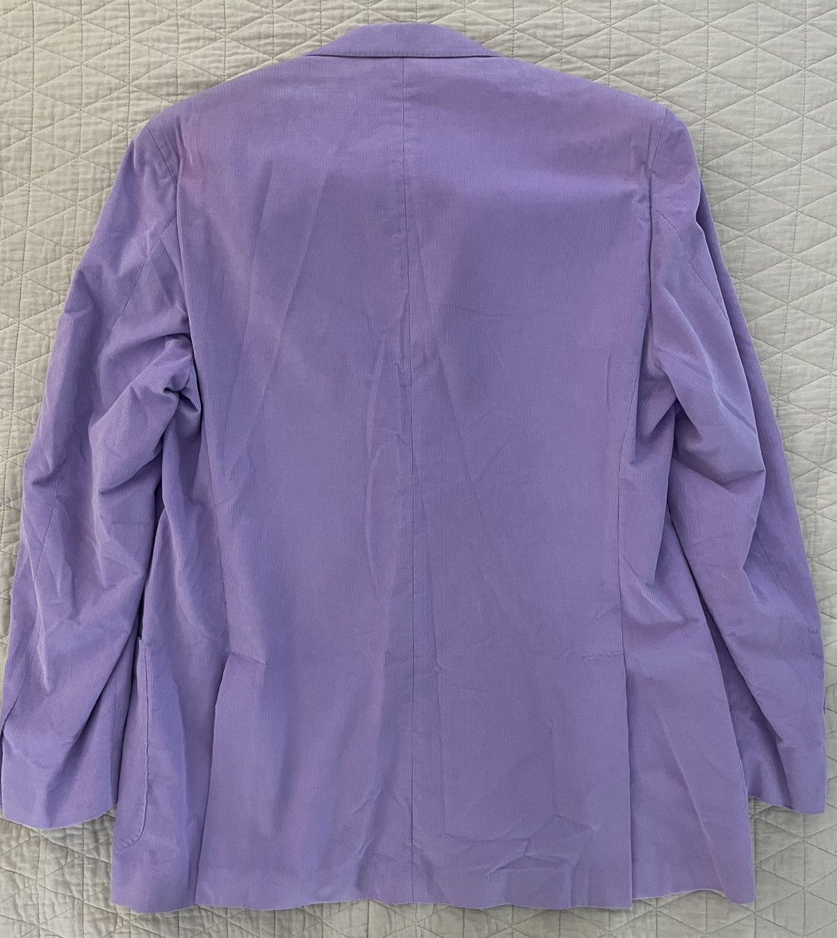 Polo Ralph Lauren × Vintage Fine Wale Corduroy Patch Pocket Jacket Size 44L - 8 Thumbnail
