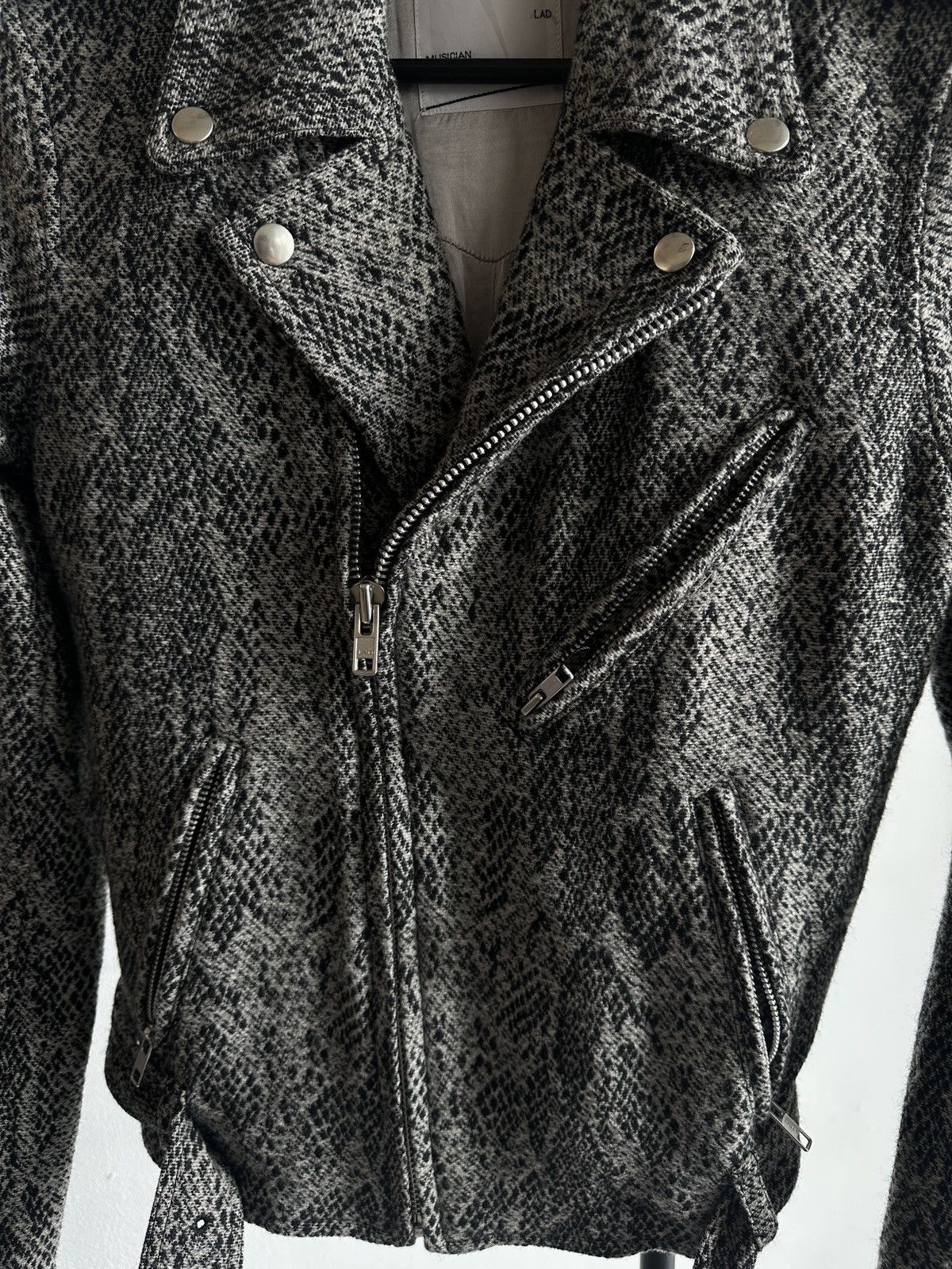 Lad Musician LAD MUSICIAN Python Pattern Biker Jacket Size US S / EU 44-46 / 1 - 4 Thumbnail