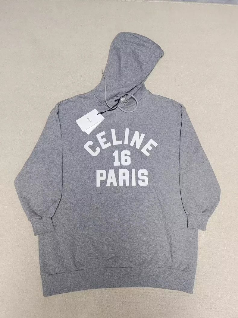 Celine Celine Grey Hoodie 2501-Nextarrow Size US S / EU 44-46 / 1 - 1 Thumbnail