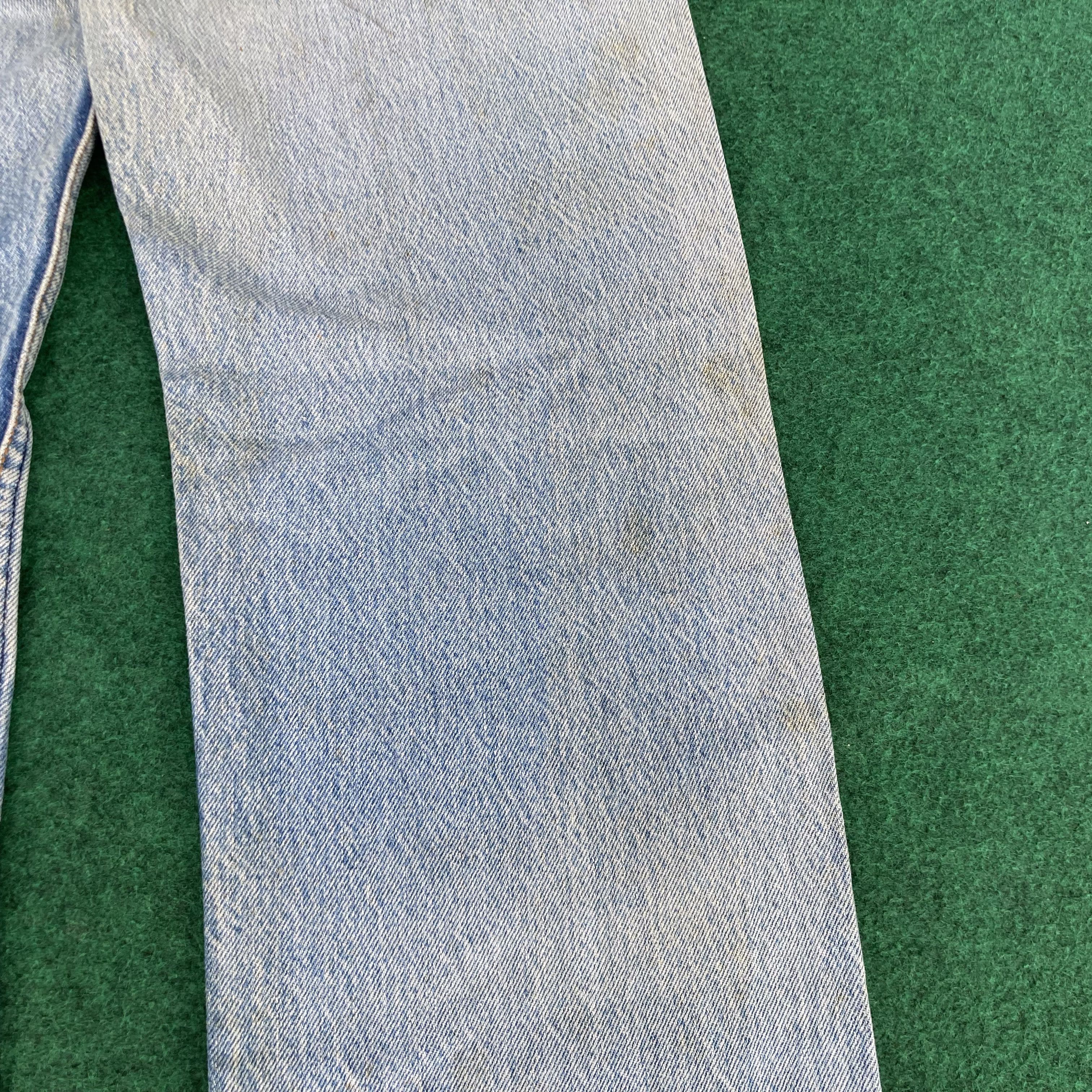 Levi's × Vintage 29x30.5 Vtg Levis 501 Distressed Destroy Ripped Grunge Jeans Size US 29 - 13 Thumbnail