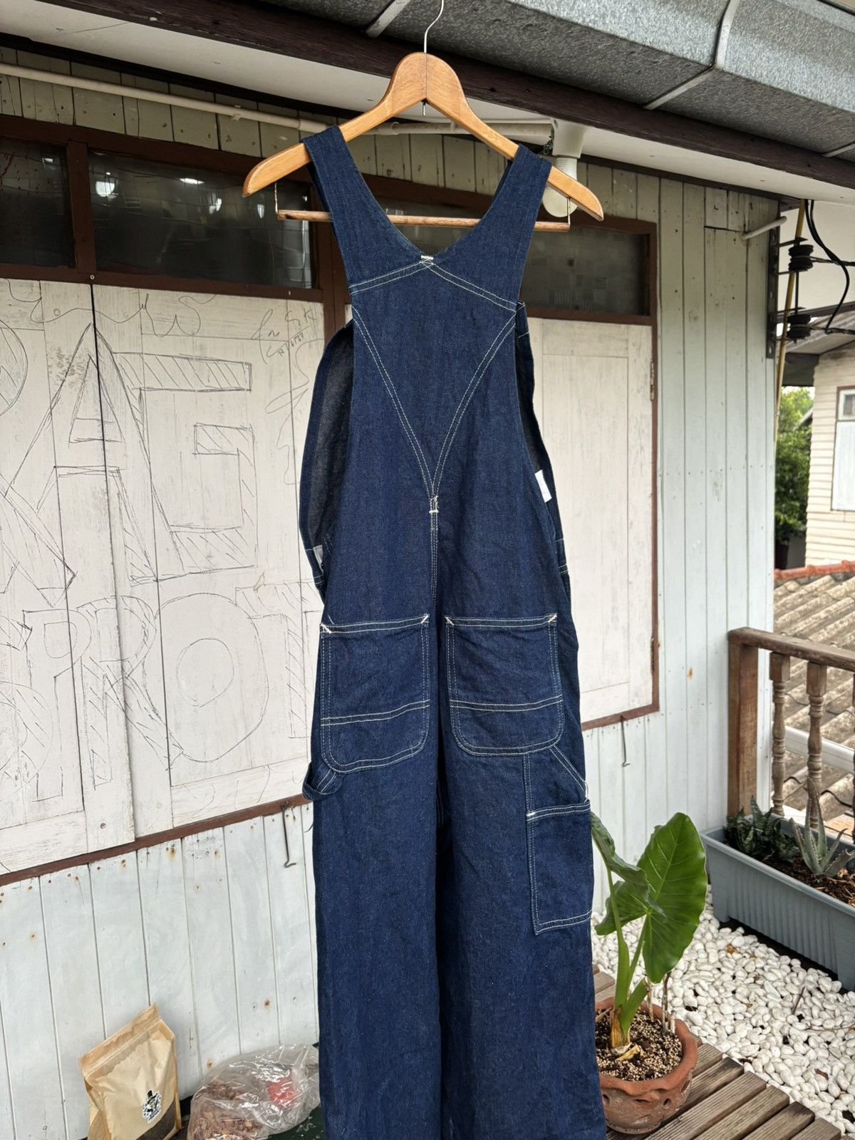 Carhartt × Vintage Vintage 1990’s-1980’s Carhartt Denim Bib Overall Size 28x32 Size US S / EU 44-46 / 1 - 14 Thumbnail