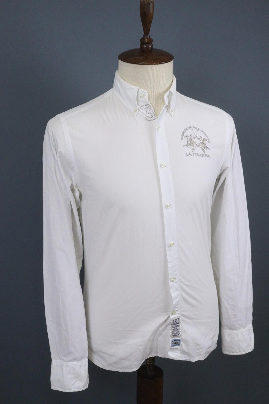 La Martina La Martina Buenos Aires White Cuff Button Down Shirt S Size US S / EU 44-46 / 1 - 10 Thumbnail