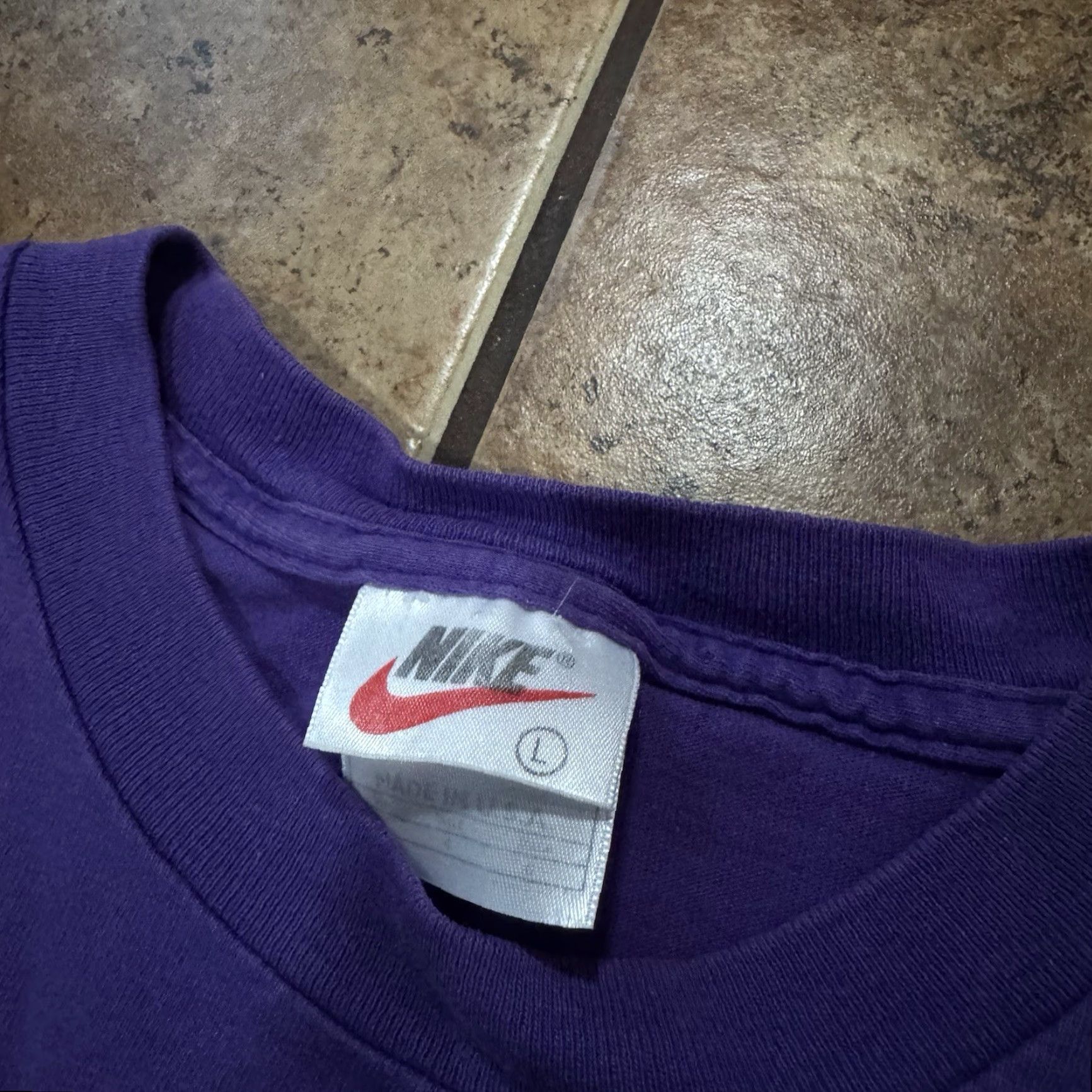 Nike VINTAGE Nike Shirt 1998 World Masters Games Men's L Cotton Graphic T-Shirt 90s Hip Hop Sports Mens Size US L / EU 52-54 / 3 - 5 Thumbnail