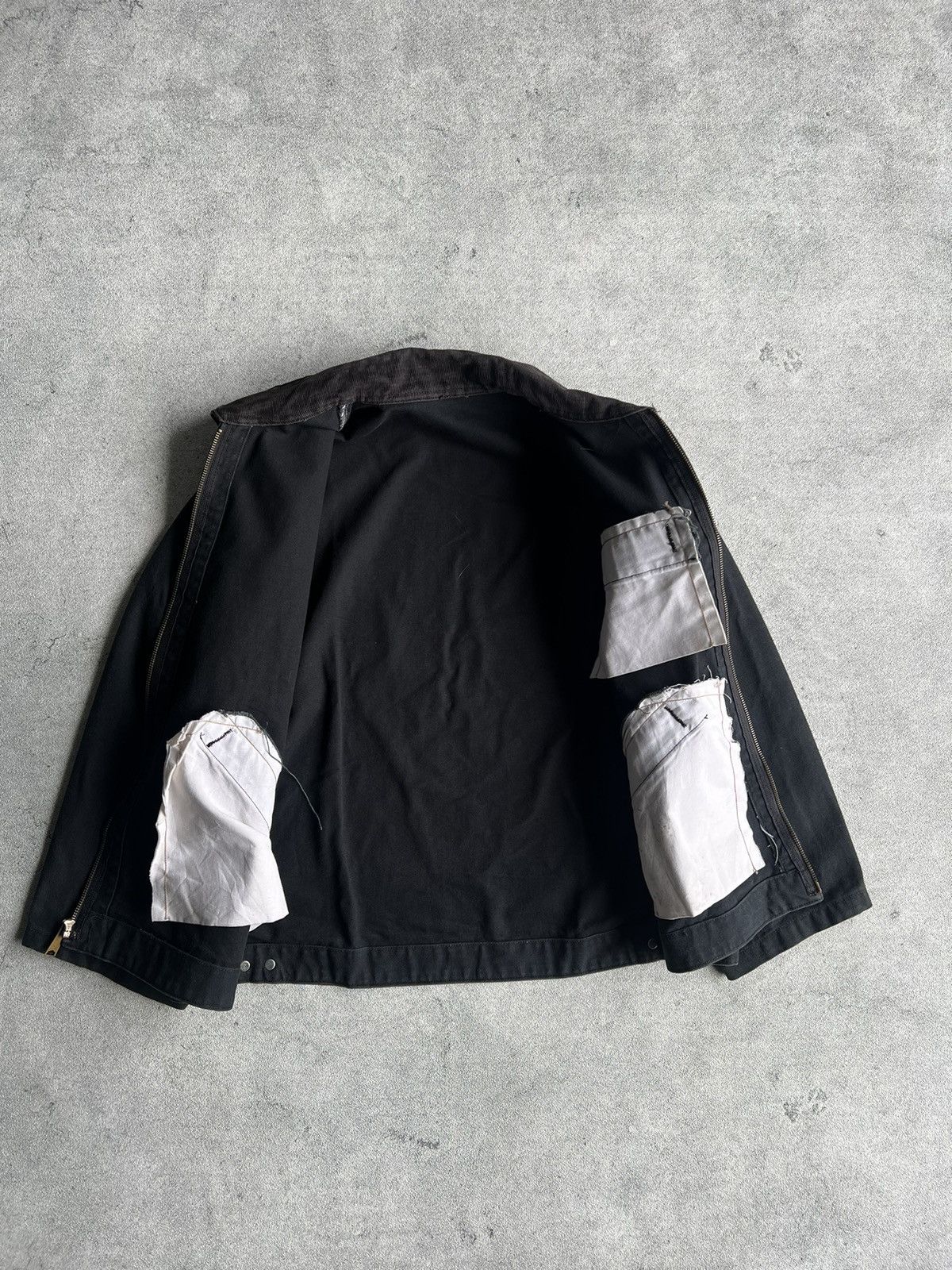 Carhartt × Carhartt Wip × Vintage Carhartt Detroit Jacket Black Size US L / EU 52-54 / 3 - 6 Thumbnail