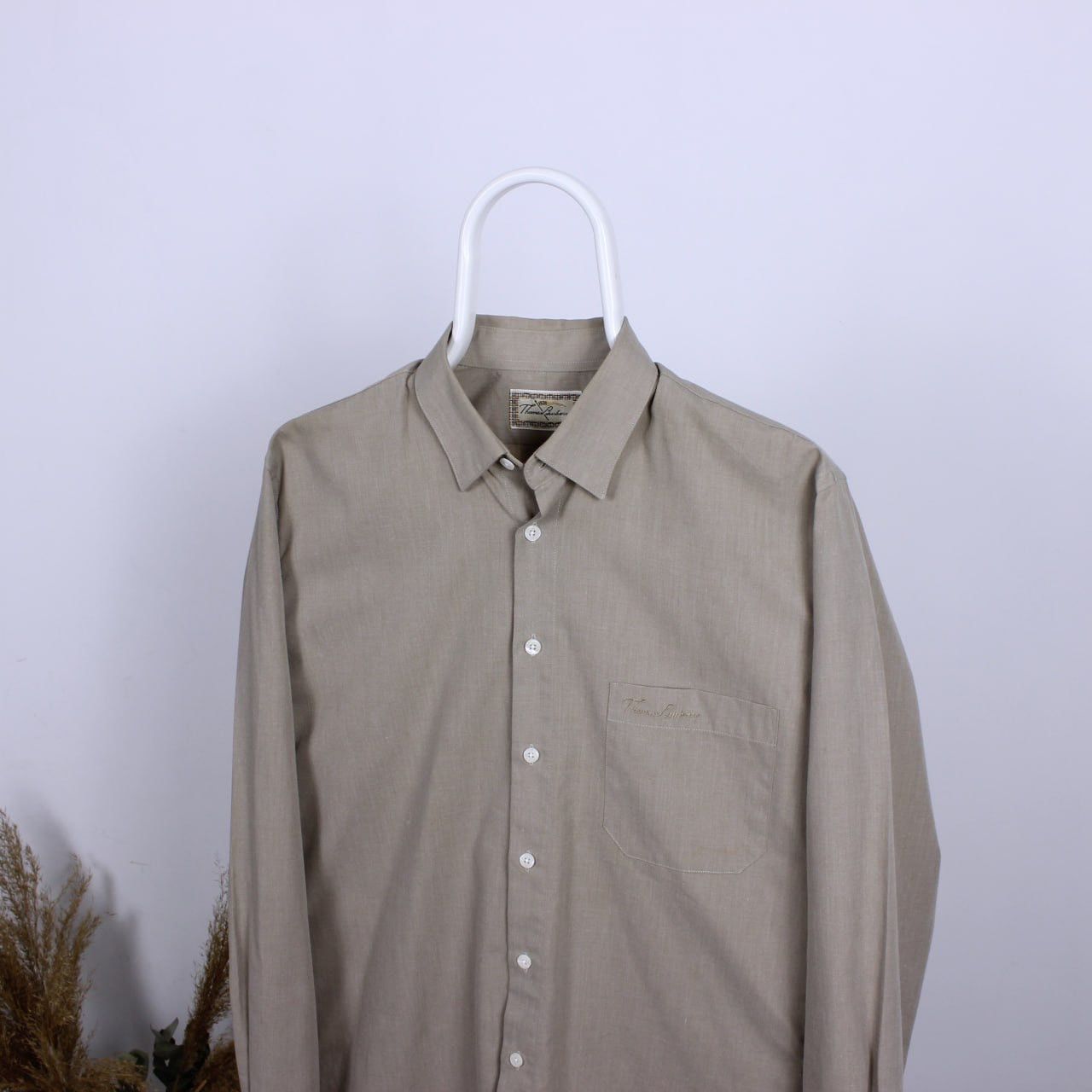 Burberry Vintage Thomas Burberry Long Sleeve Shirt Size US M / EU 48-50 / 2 - 1 Thumbnail