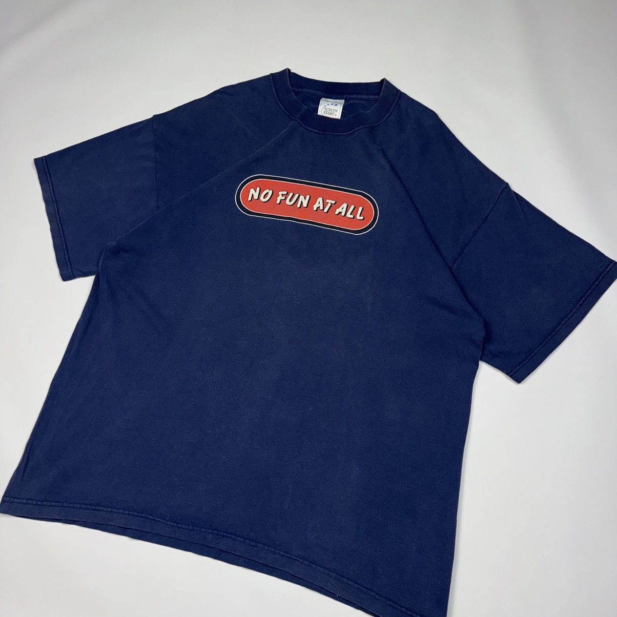 Vintage NO FUN ATTACK ALL RARE TEE VINTAGE T-SHIRT PUNK ROCK BAND Size US XL / EU 56 / 4 - 2 Thumbnail