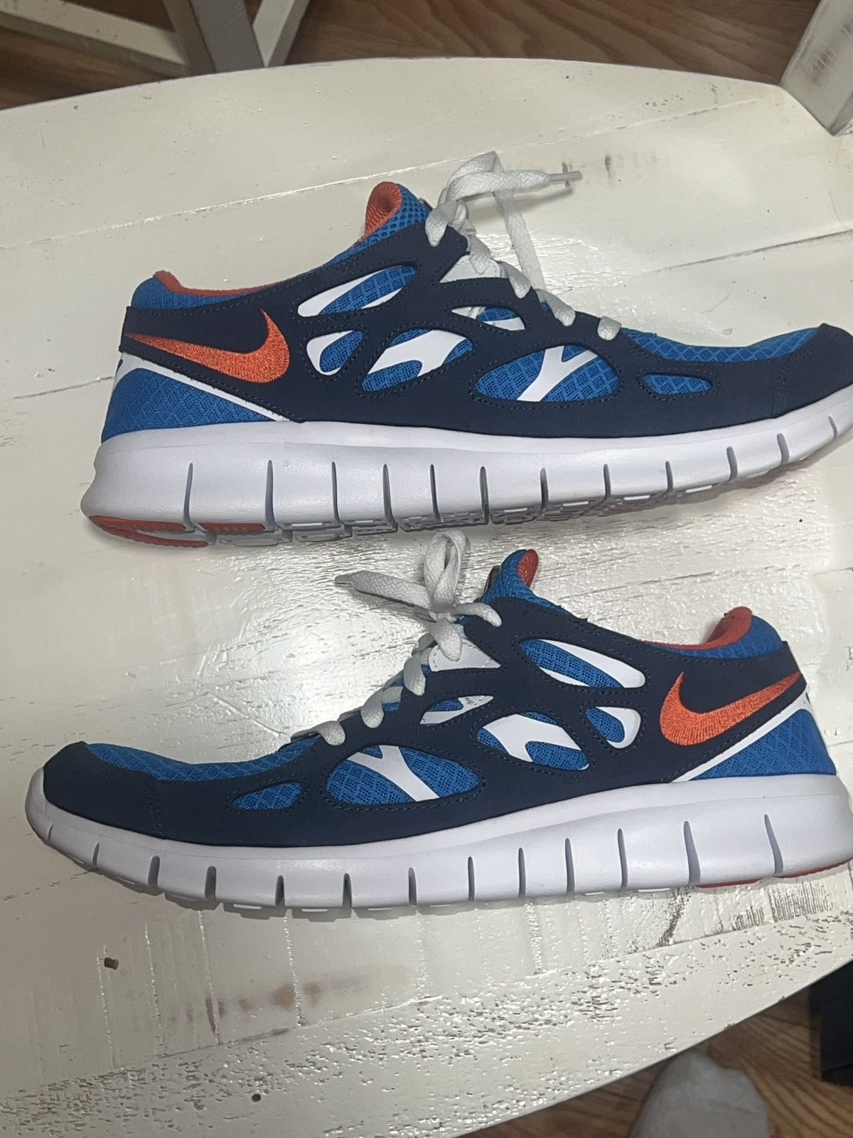 Nike Nike Free Run 2 “Light Photo Blue Orange” Size US 13 / EU 46 - 2 Thumbnail