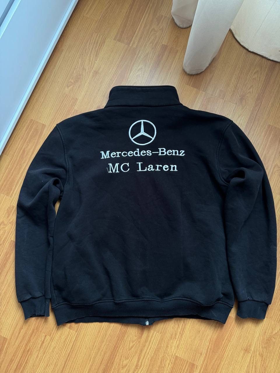 Mercedes-Benz Vintage McLaren Mercedes-Benz Racing Black Full Zip Hoodie Size US XL / EU 56 / 4 - 7 Thumbnail
