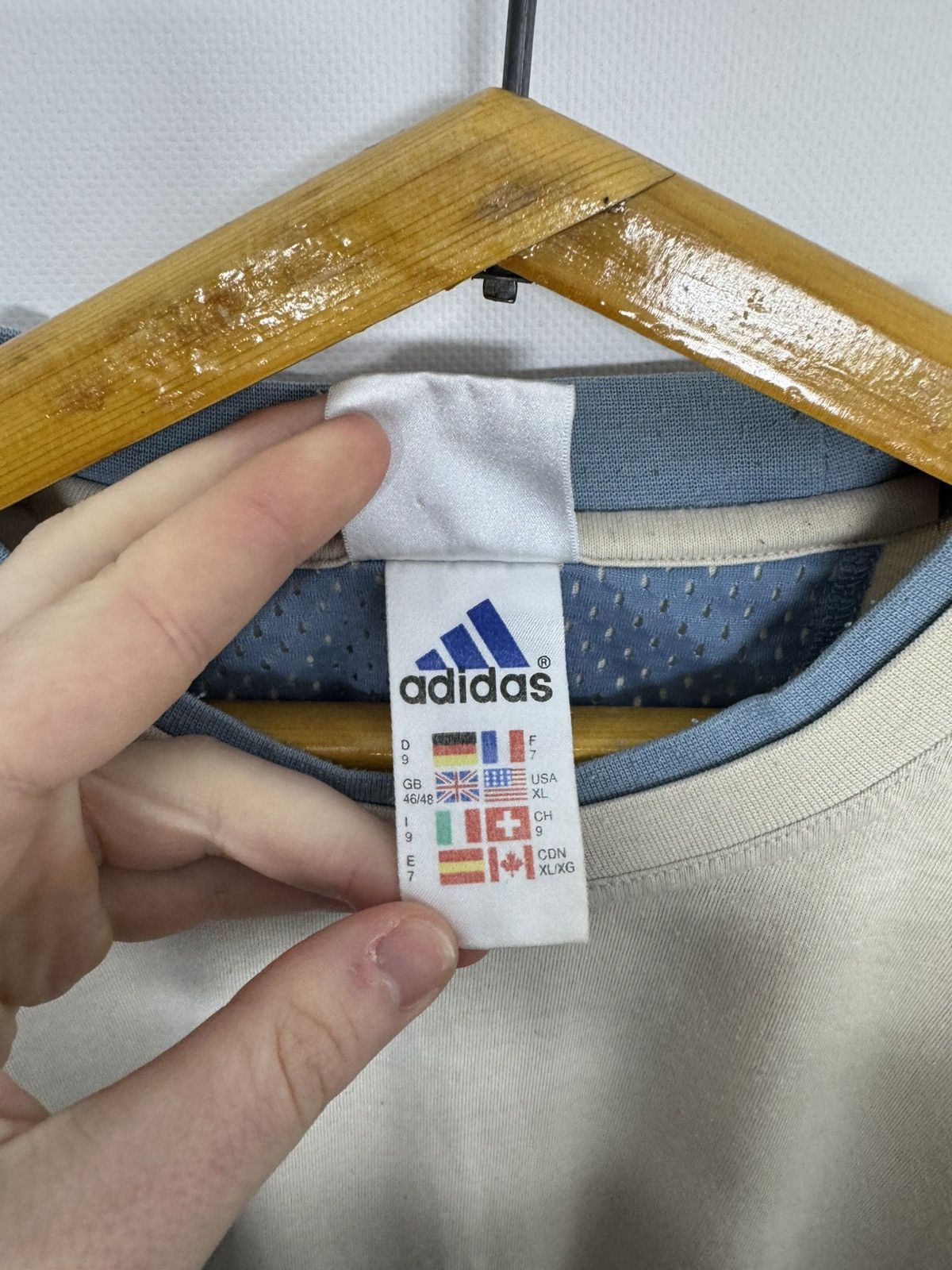 Adidas Vintage Y2k Adidas T-Shirt 90’s Size US XL / EU 56 / 4 - 5 Thumbnail