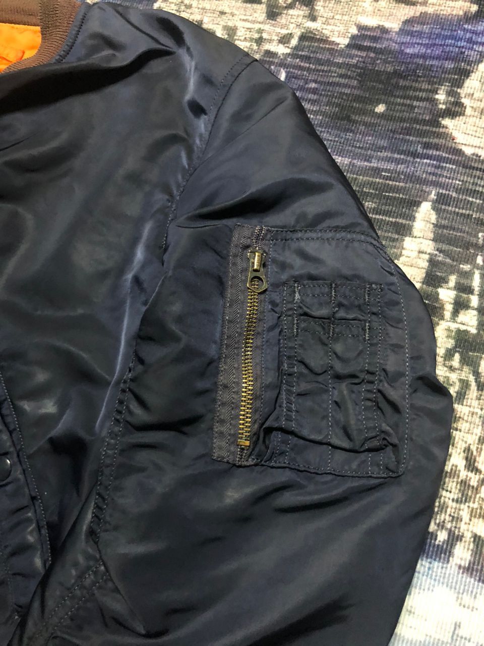 Alpha Industries Vintage 1968 Alpha Industries USAF MA-1 Flight Bomber Jacket Size US M / EU 48-50 / 2 - 5 Thumbnail
