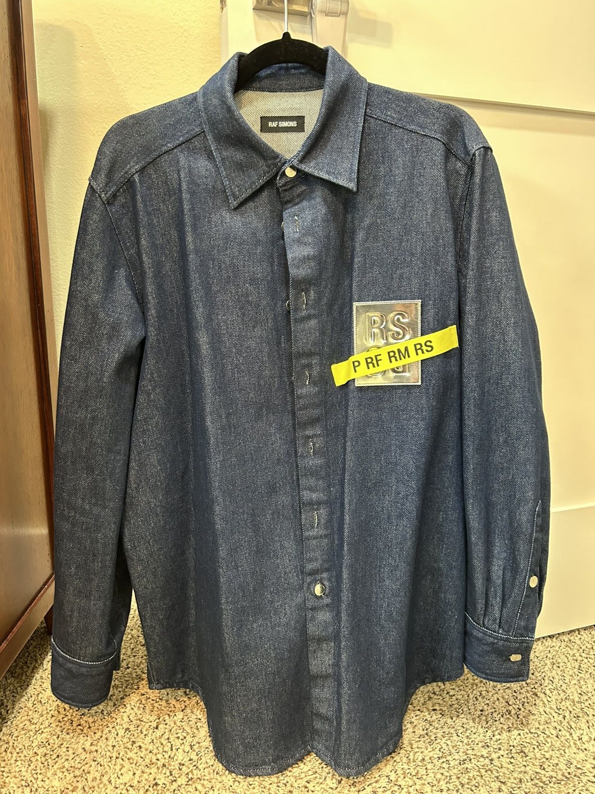Raf Simons Raf Simons Patch Denim Overshirt Size US S / EU 44-46 / 1 - 1 Thumbnail