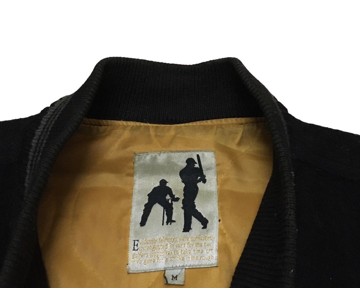 Japanese Brand × Vintage Rare Design Vintage Brand Anecdote Leather Varsity 1990s Size US M / EU 48-50 / 2 - 8 Thumbnail