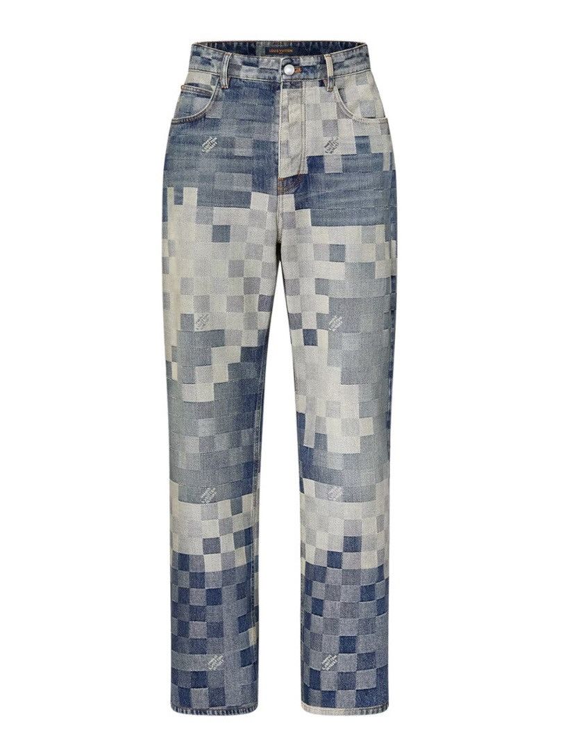 Louis Vuitton Louis Vuitton Damier Denim Skate Pants Size US 30 / EU 46 - 3 Thumbnail