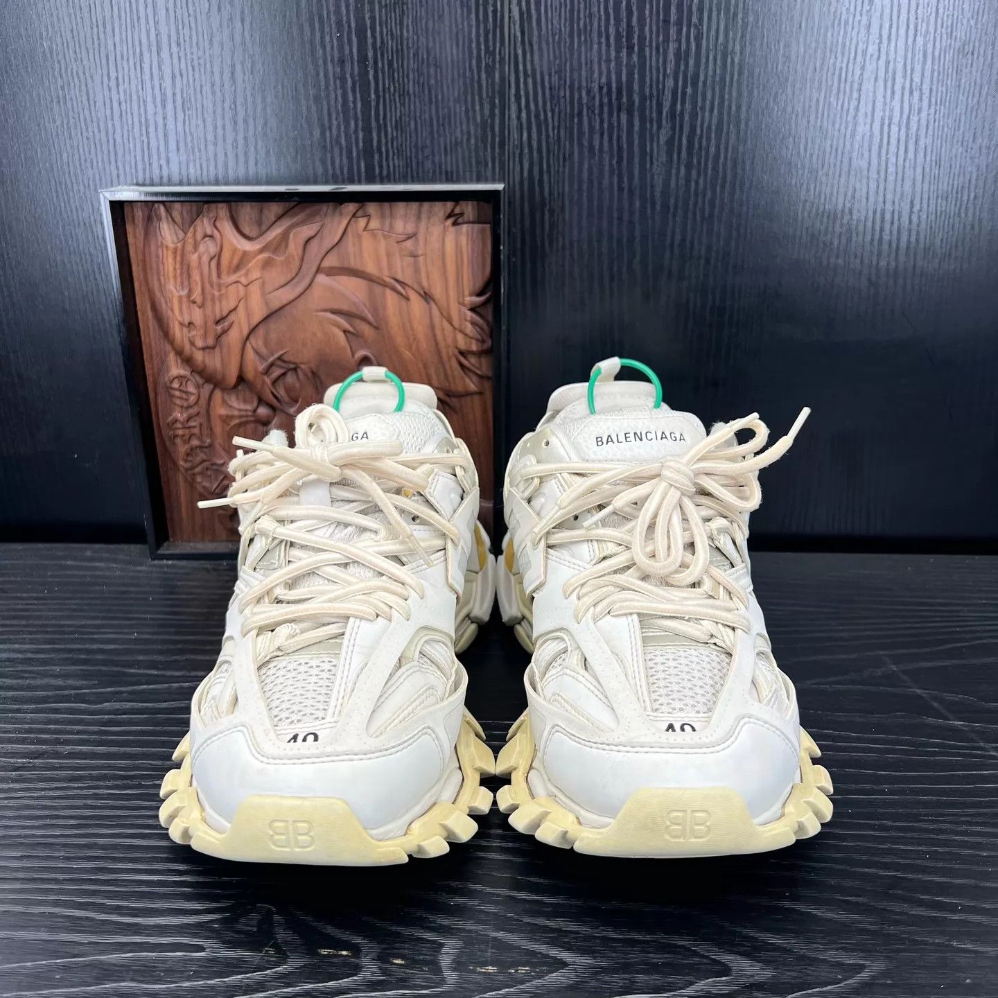 Balenciaga Balenciaga Track White 40 Good Condition Size US 7 / EU 40 - 2 Thumbnail