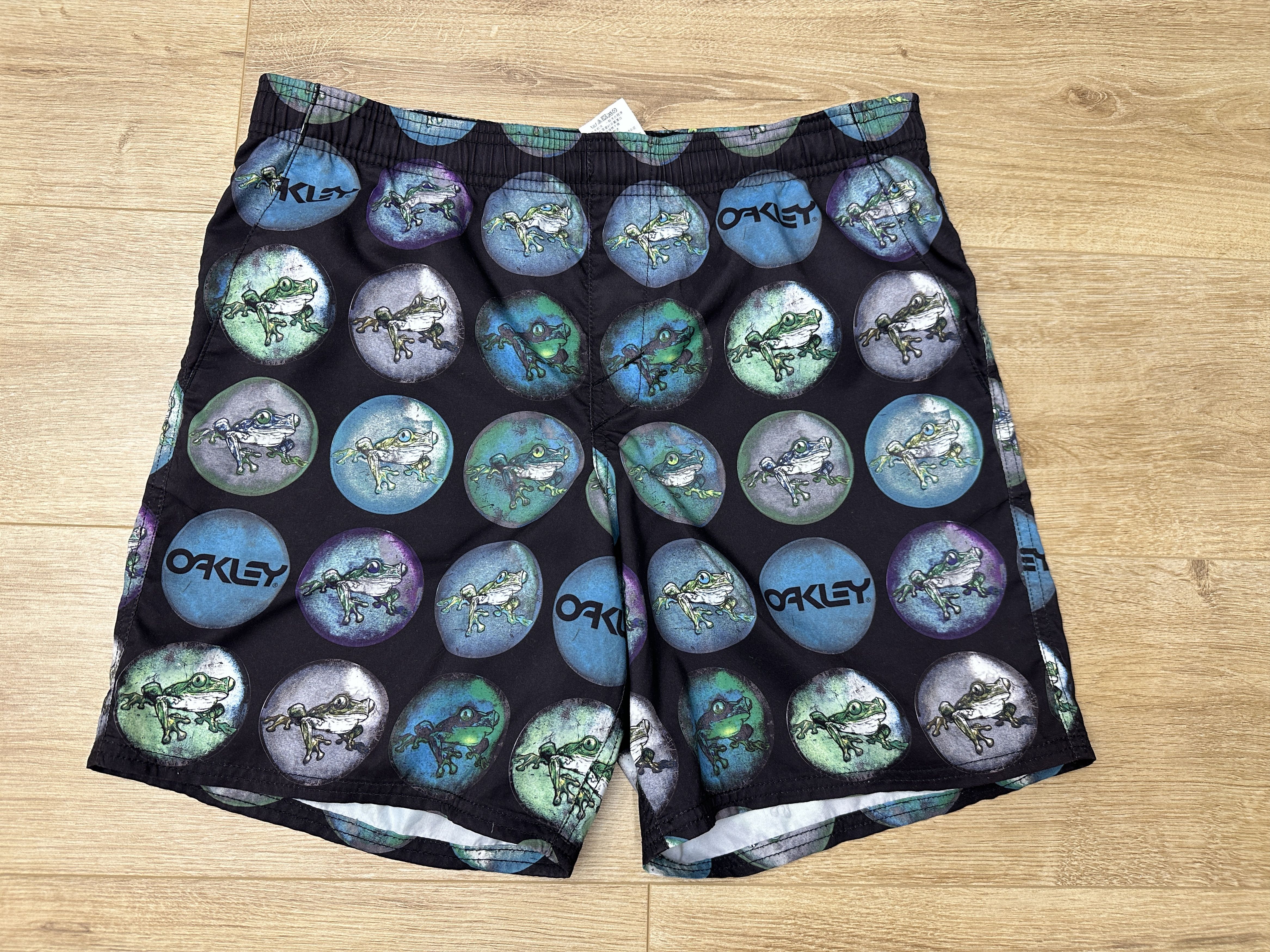 Oakley Oakley Frog Print Swim Shorts Polyester Size 30 Beach Swim Size US 32 / EU 48 - 2 Thumbnail
