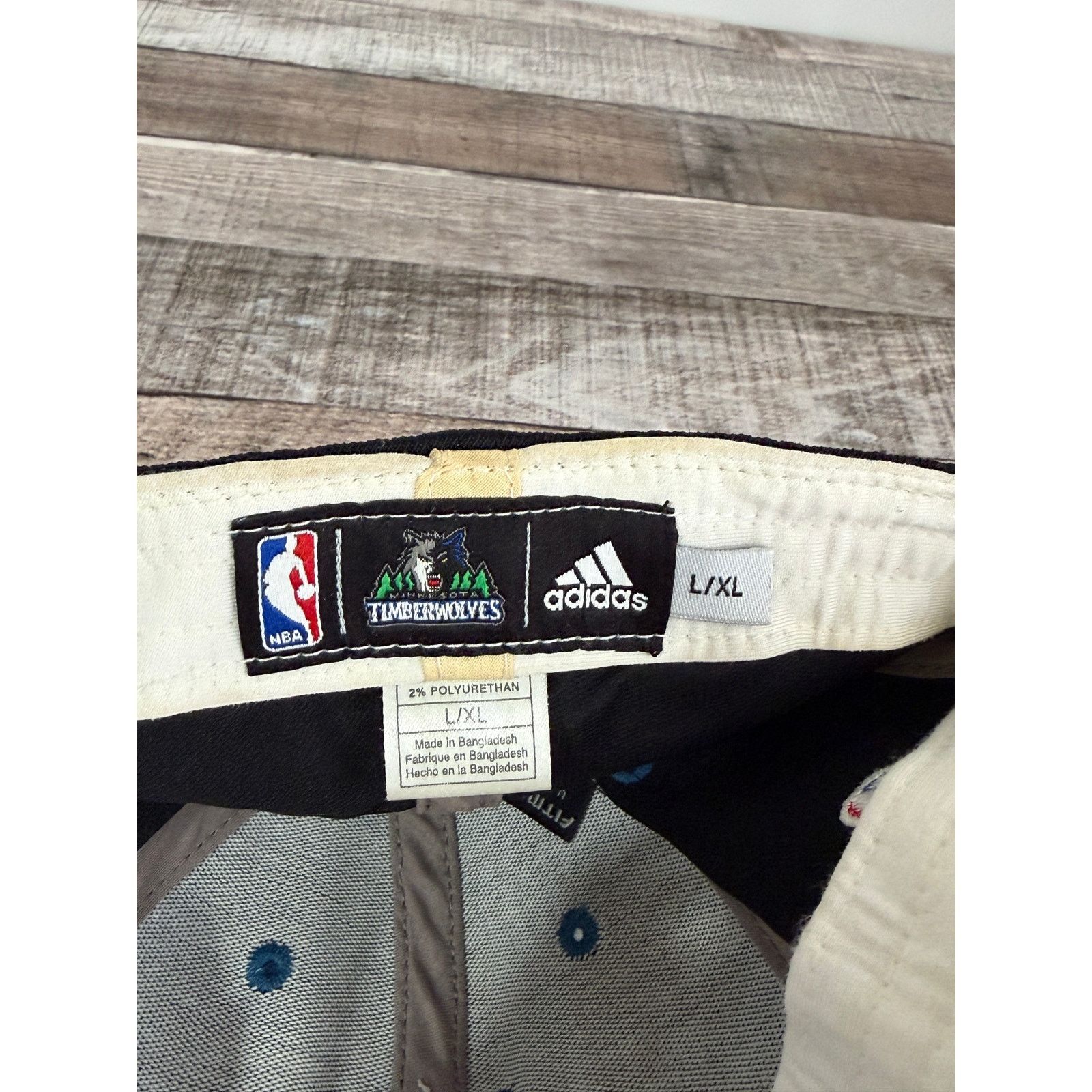 Adidas Minnesota Timberwolves Adidas Stretch-Fit Hat Size L/XL Size ONE SIZE - 8 Thumbnail