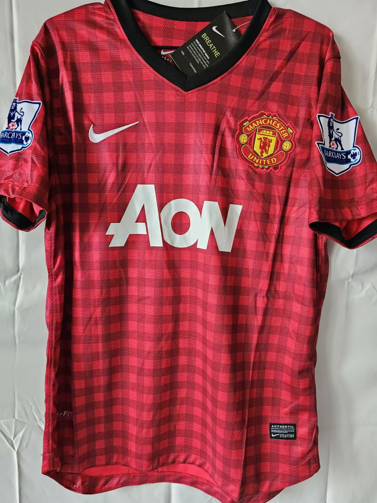 Other 2012 13 Man Utd 10 Wayne Rooney Jersey Home Size US XXL / EU 58 / 5 - 2 Thumbnail