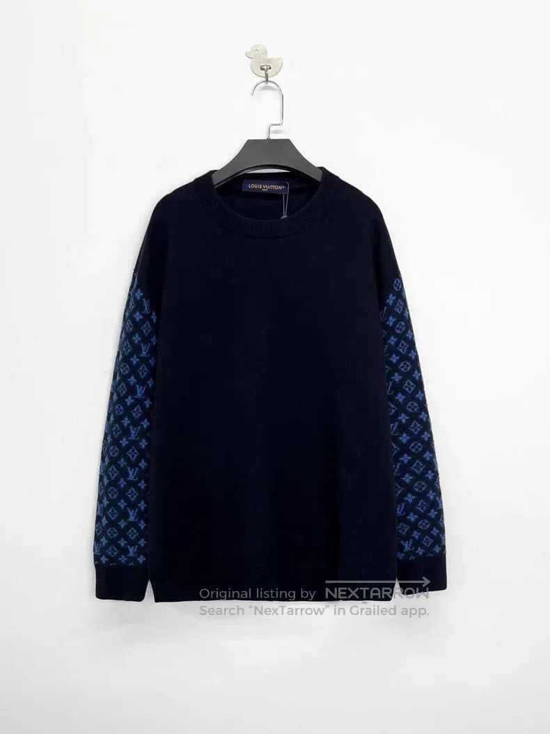 Louis Vuitton Louis Vuitton SS23 New arm print logo cashmere-blend knit Size US XL / EU 56 / 4 - 1 Thumbnail