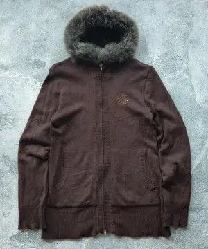 If Six Was Nine × Japanese Brand × Le Grande Bleu (L.G.B.) Material stretcht Fur knitwear Zip hoodie iswn lgb style Size US M / EU 48-50 / 2 - 2 Thumbnail