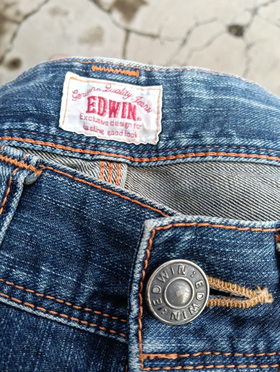 Edwin Flare EDWIN Exclusive Vintage XV Cinch Back Denim Size US 32 / EU 48 - 7 Thumbnail