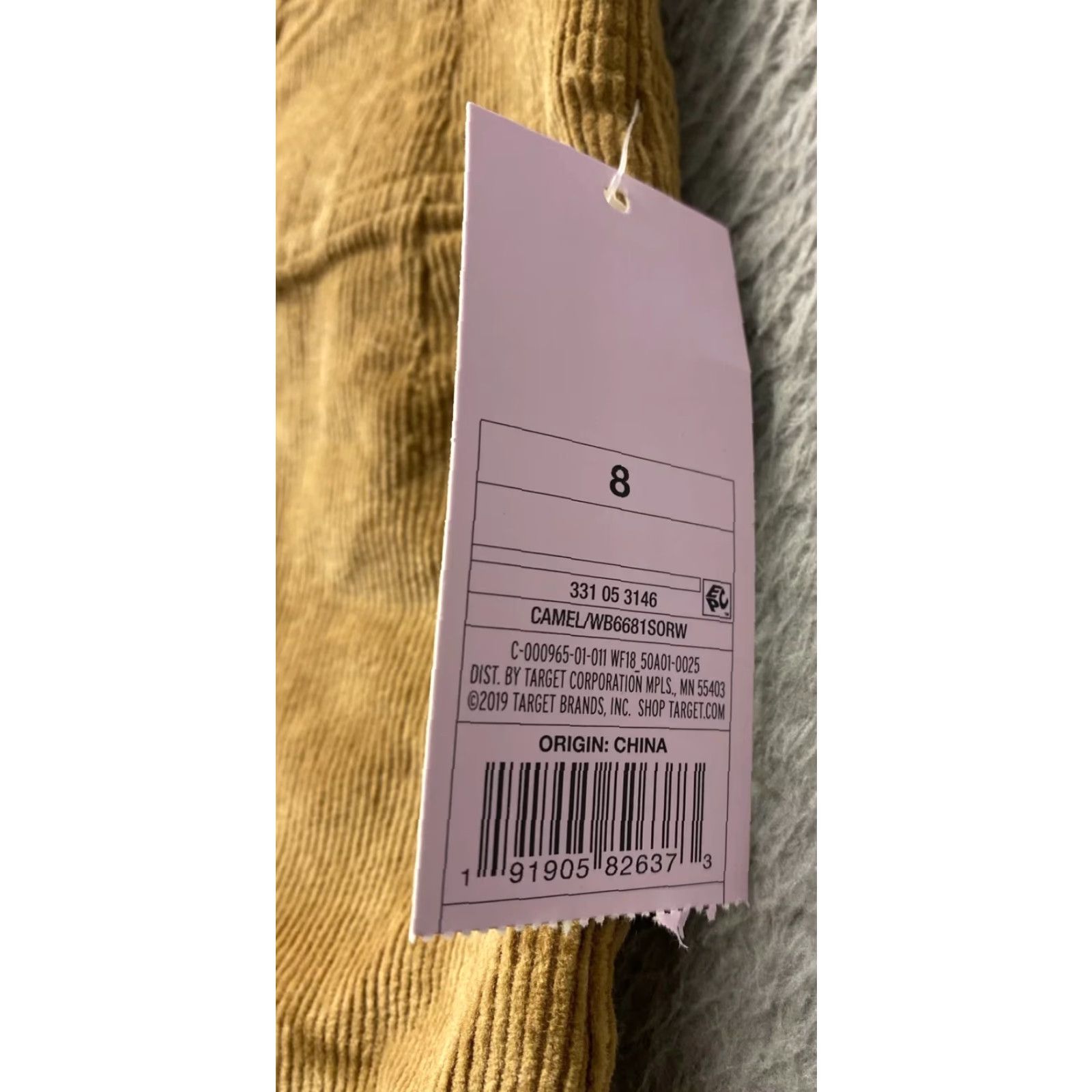 Vintage Wild Fable Mini Skirt Womens 8 Brown Corduroy Stretch Casual Size 30" / US 8 / IT 44 - 7 Thumbnail