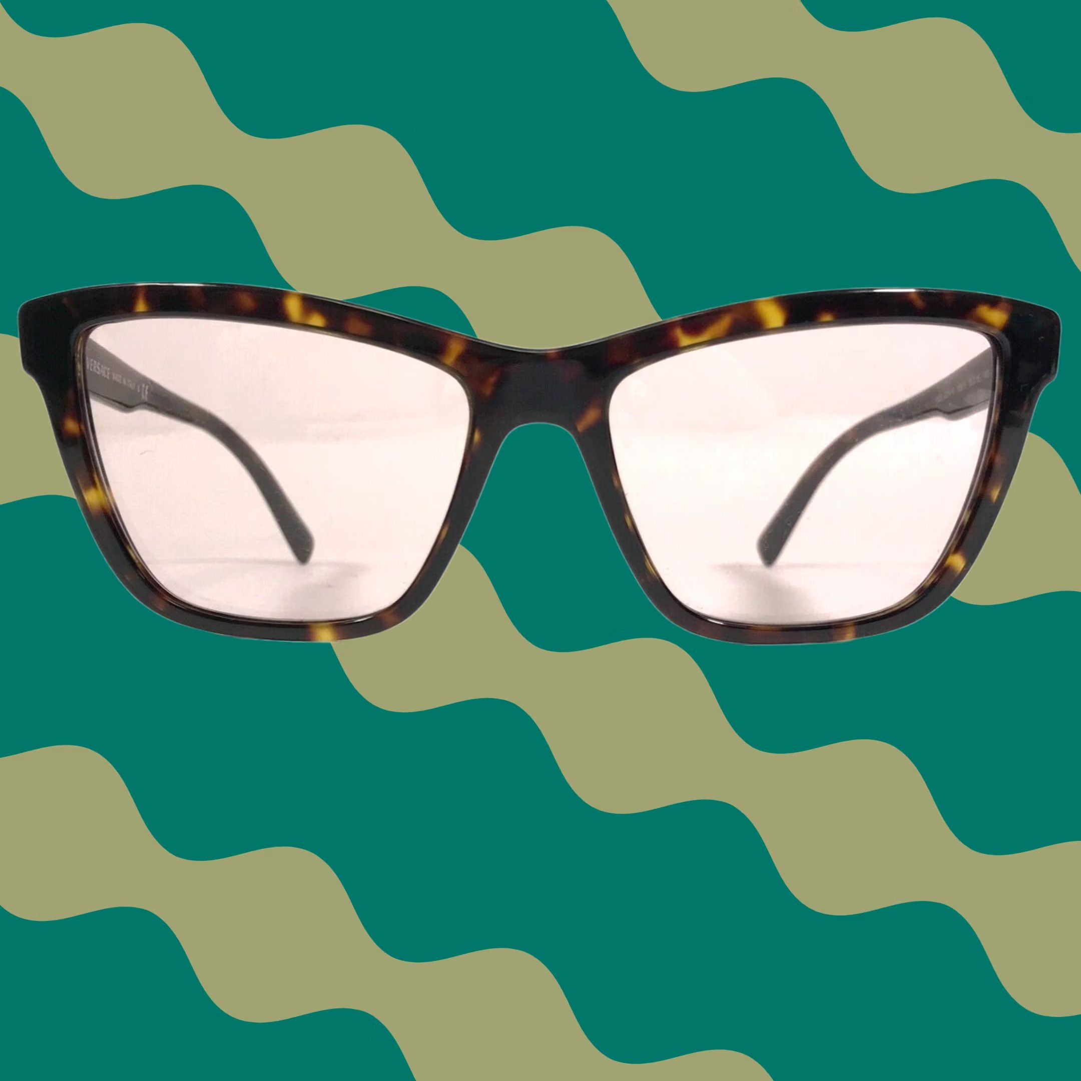 Luxury × Versace × Vintage VERSACE Chain Arms Sunglasses Archive 