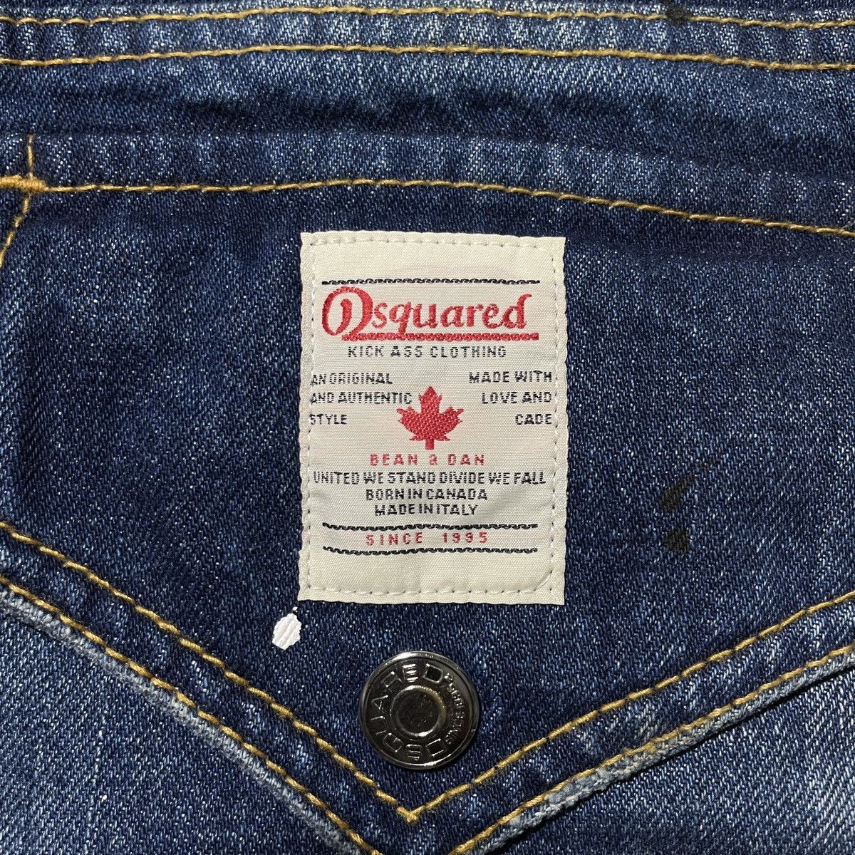 Dsquared2 × Vintage Dsquared Ripped Pants Size 28" / US 6 / IT 42 - 8 Thumbnail