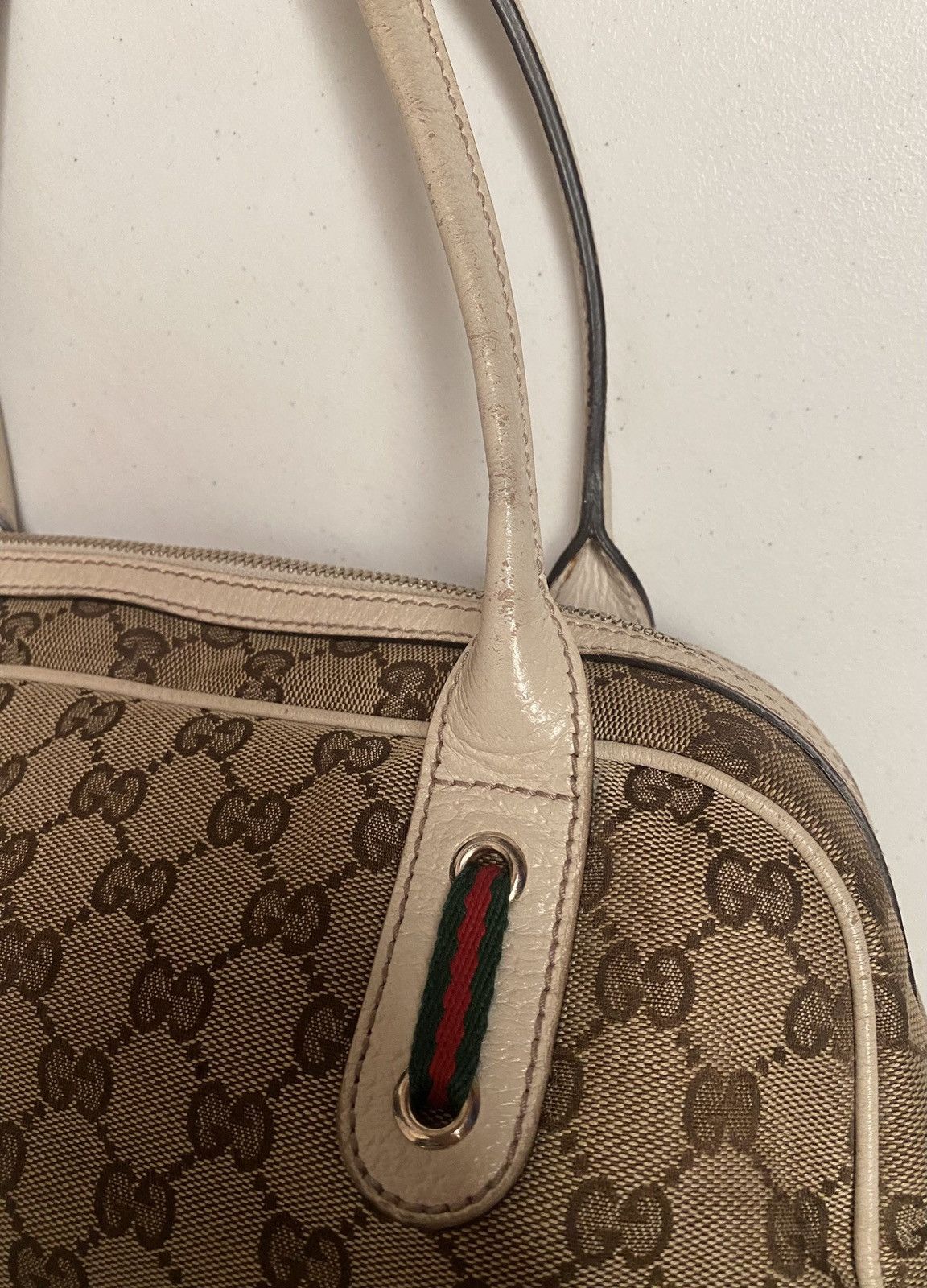 Gucci Gucci Princy Boston Bag GG canvas and leather handbag Size ONE SIZE - 7 Thumbnail