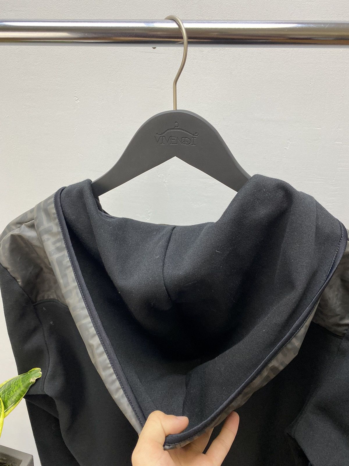 Fendi Fendi Monogram Hoodie Men’s M Black Hood Logo Hype Styled Size US M / EU 48-50 / 2 - 16 Thumbnail