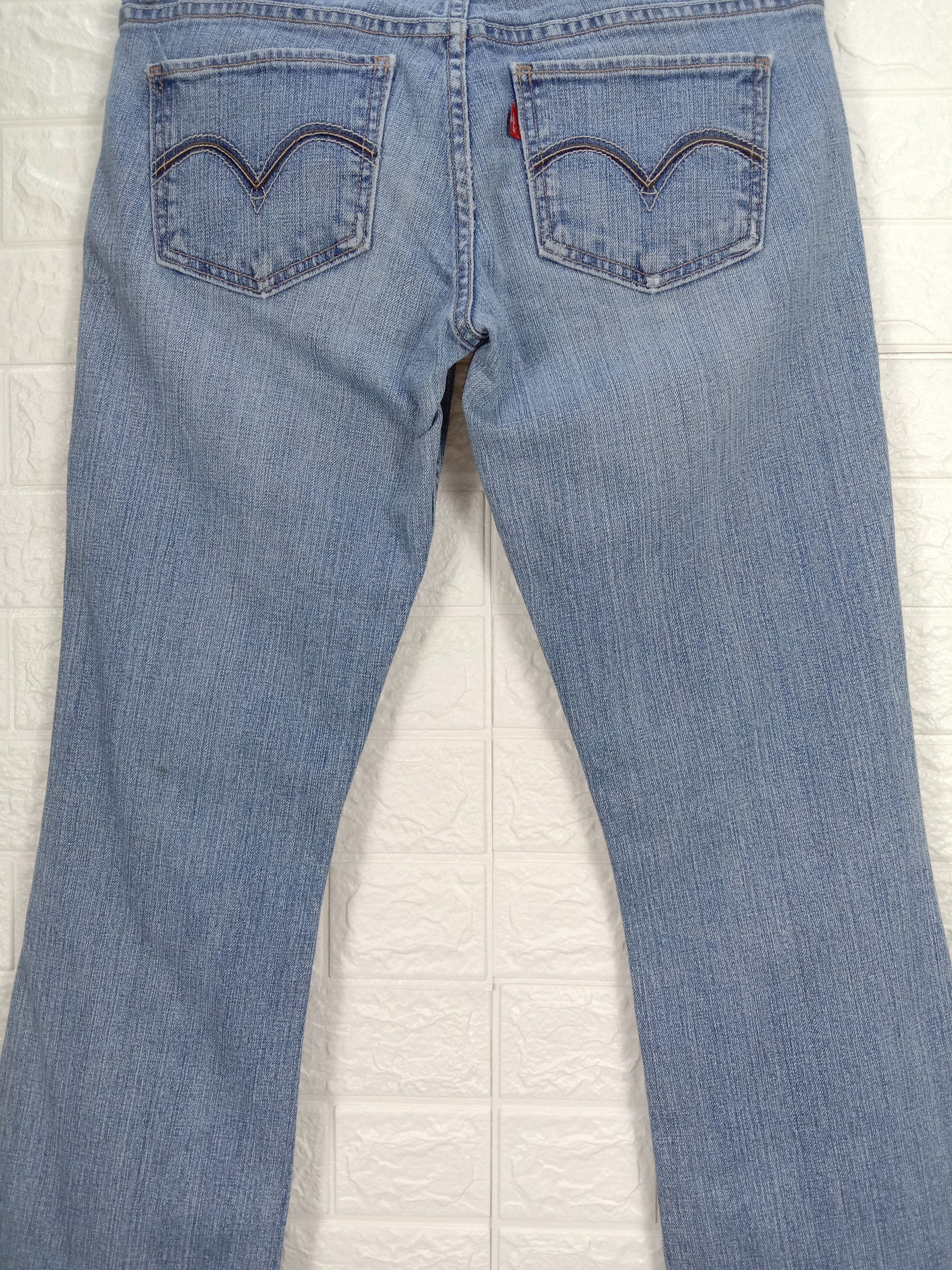 Levi's Vintage Levi's 524 Flare Jeans Faded Blue Denim Size 31" - 7 Thumbnail