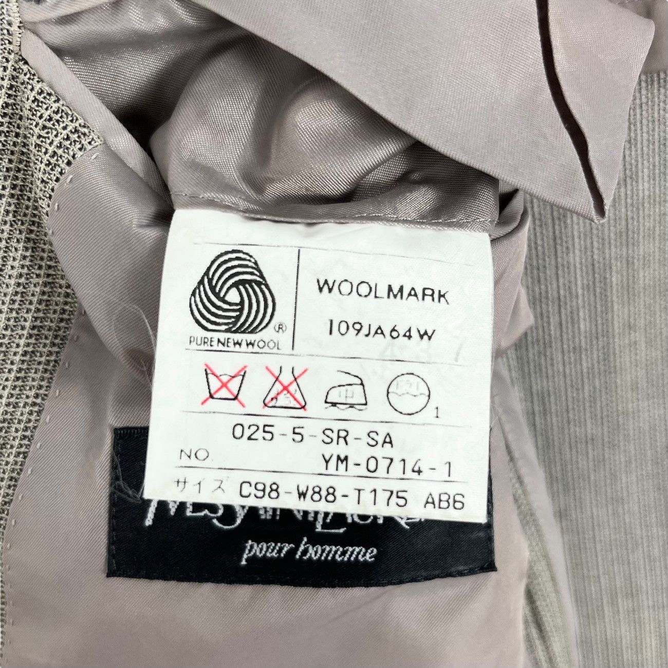 Designer × Yves Saint Laurent Vintage YSL Yves Saint Laurent Pour Homme Blazer Jacket Size US M / EU 48-50 / 2 - 6 Thumbnail