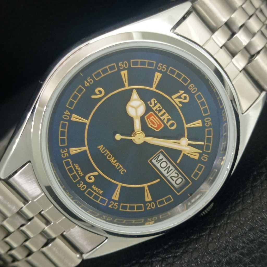 Seiko REFURBISHED VINTAGE SEIKO 5 AUTO JAPAN MENS WATCH a443334 Size 38 - 1 Thumbnail