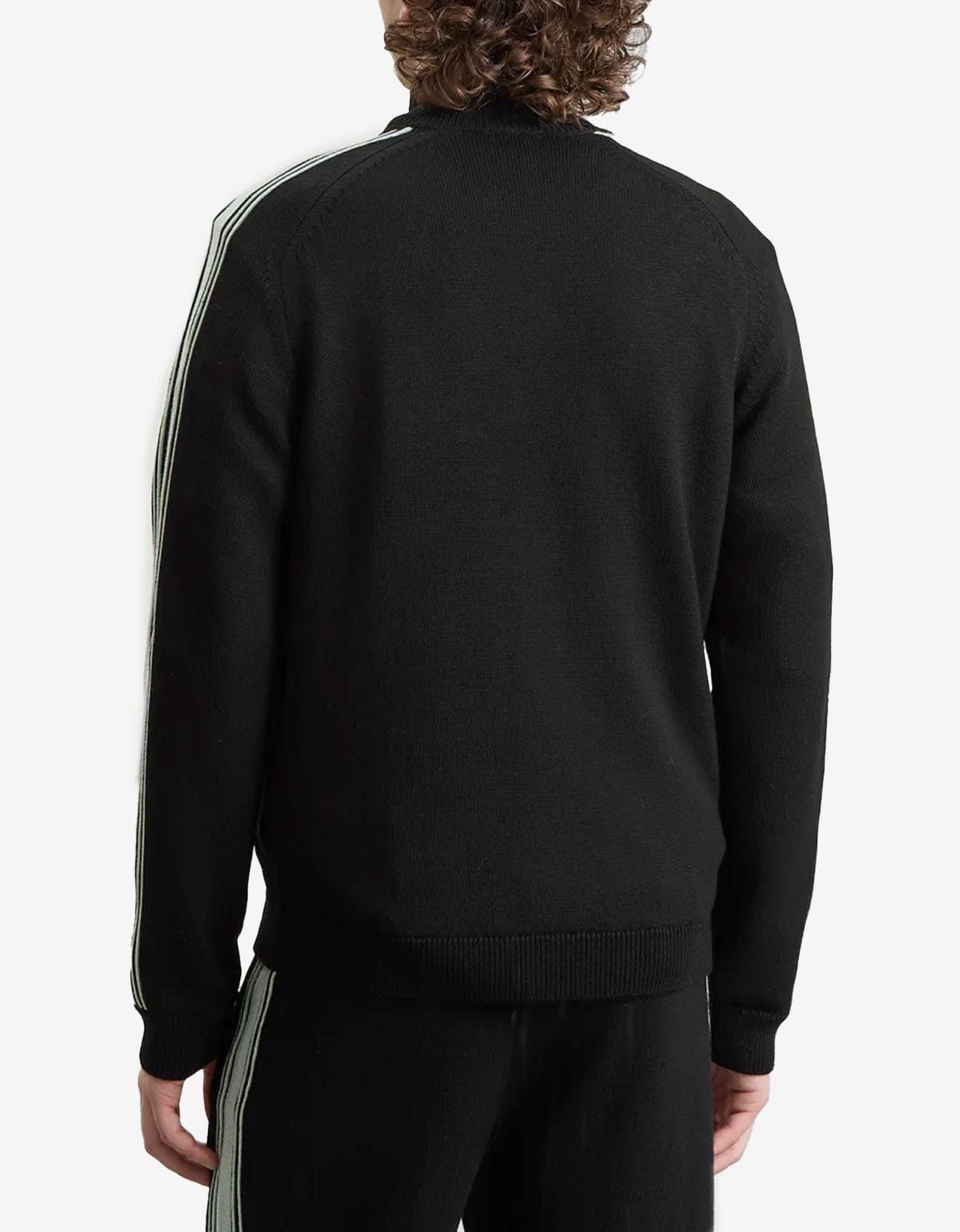 Casablanca Casablanca Black Merino Wool Track Jacket Size US XL / EU 56 / 4 - 3 Thumbnail