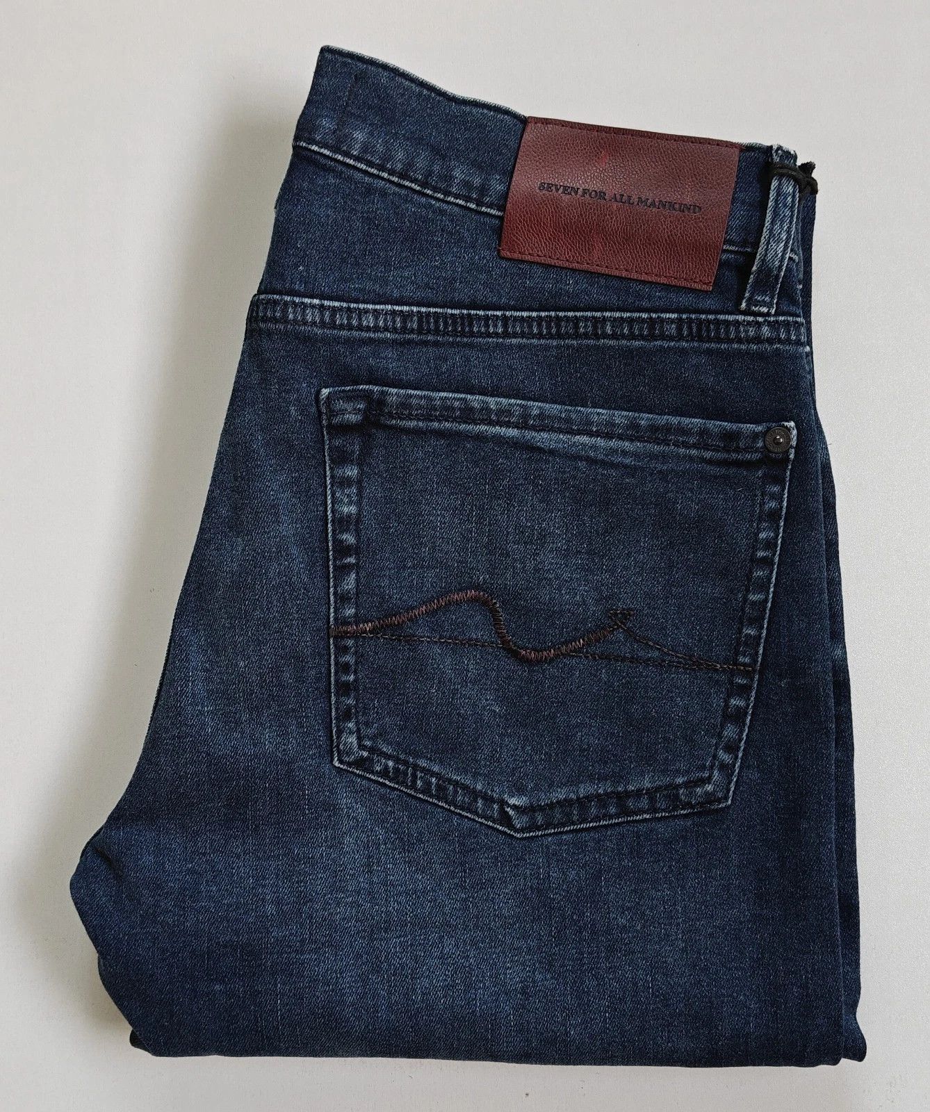 7 For All Mankind 7 For All ManKind Slimmy Tapered Jeans T / 6019 Size US 31 - 1 Thumbnail