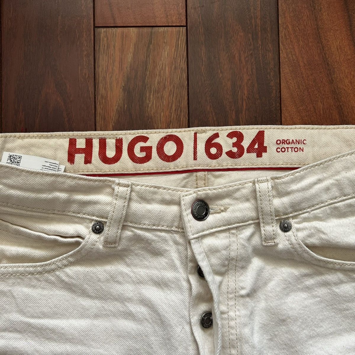 Hugo Hugo Boss White Jeans – Size 30, Inseam 32 Size US 30 / EU 46 - 7 Thumbnail
