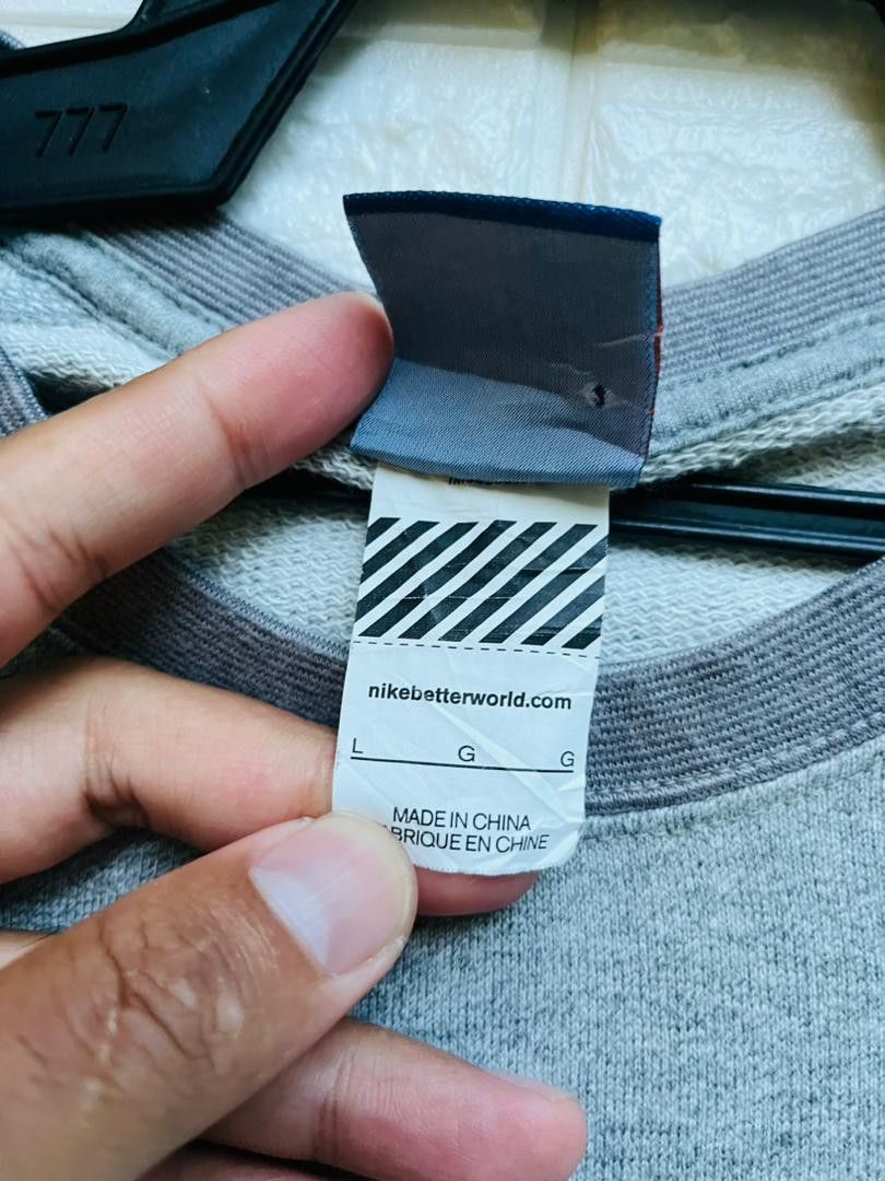 Japanese Brand × Nike Vintage Nike Big Logo Japanese Designer Fashion Style Size L / US 10 / IT 46 - 8 Thumbnail