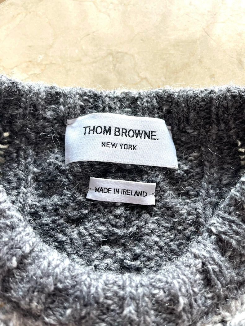 Thom Browne Thom Browne Grey sweater Size US S / EU 44-46 / 1 - 2 Thumbnail