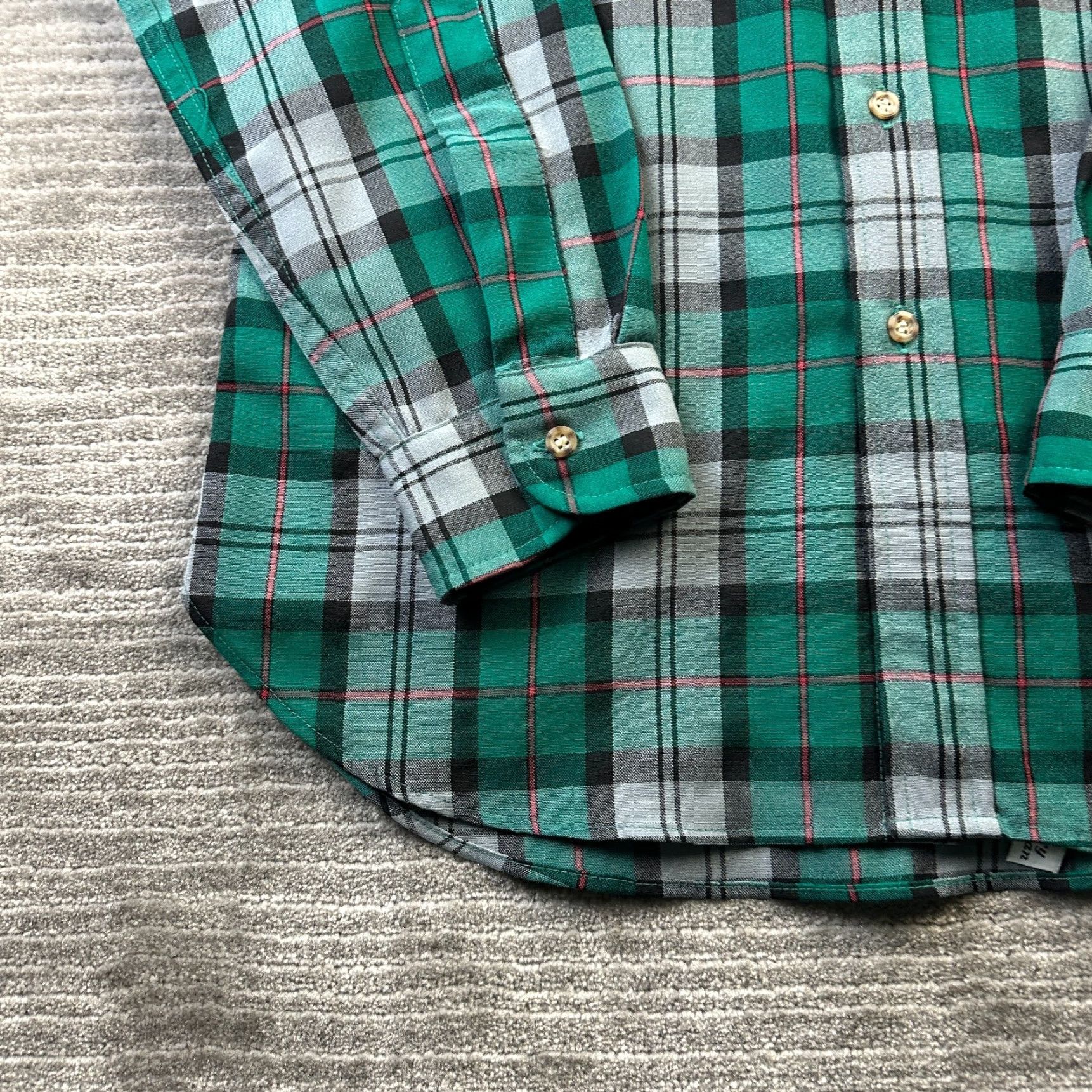 Pendleton VINTAGE Pendleton Shirt Mens Medium Green Wool USA Made Lightweight Flannel Size US M / EU 48-50 / 2 - 4 Thumbnail
