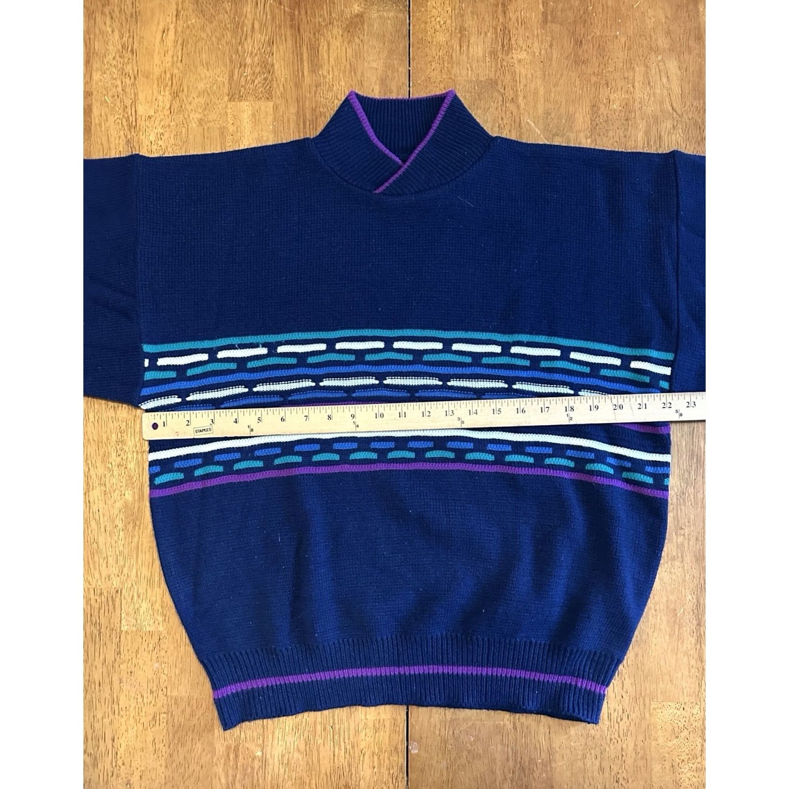 Vintage VINTAGE Edelweiss Ski Sweater L Acrylic Neon 80's Size L / US 10 / IT 46 - 6 Thumbnail