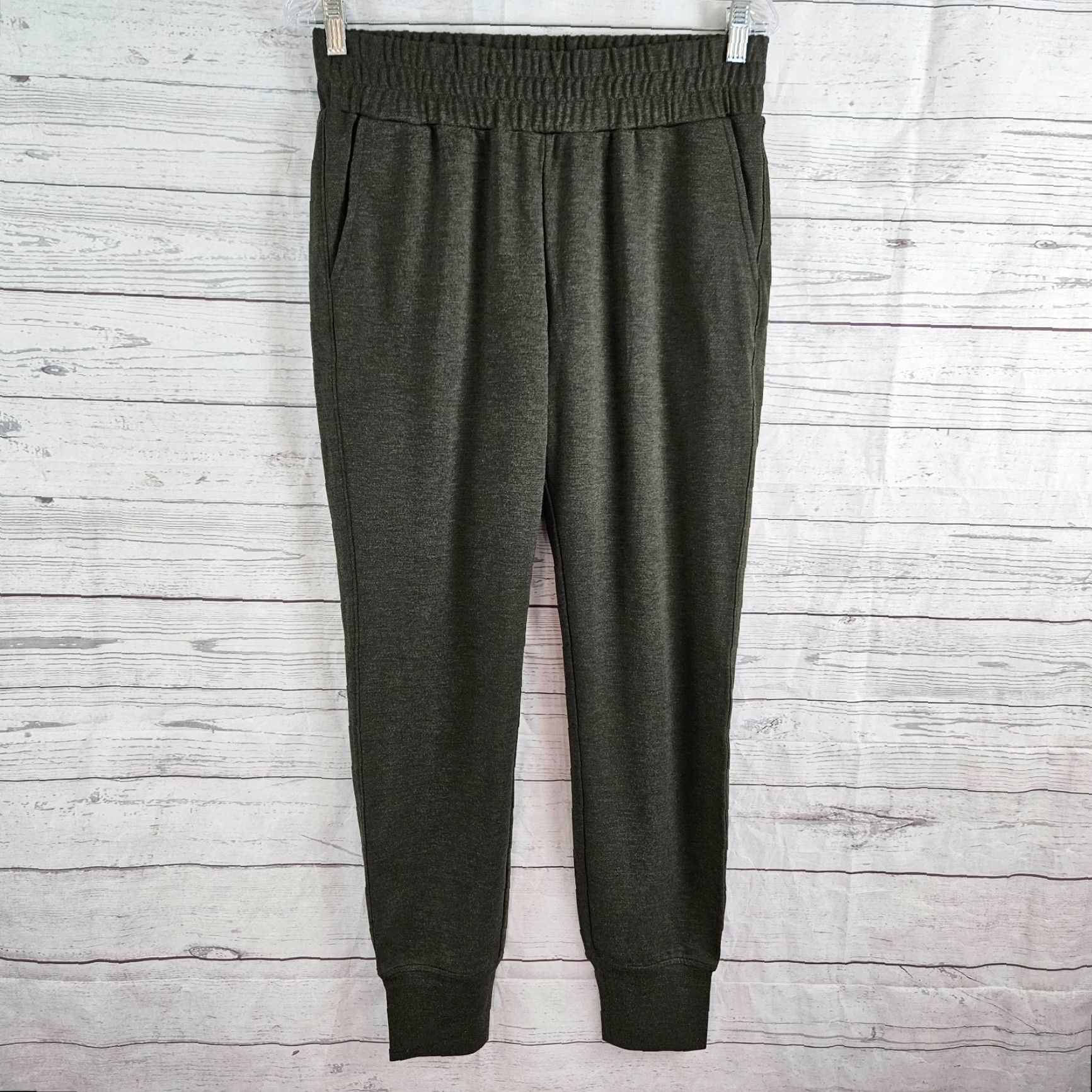 Vintage Cabi 3923 Womens Pivot Jogger Pants Sz Small Green Pull On High Rise Jogger Pants Womens Green Small Pivot Pull On High Rise Size 28" / US 6 / IT 42 - 2 Thumbnail