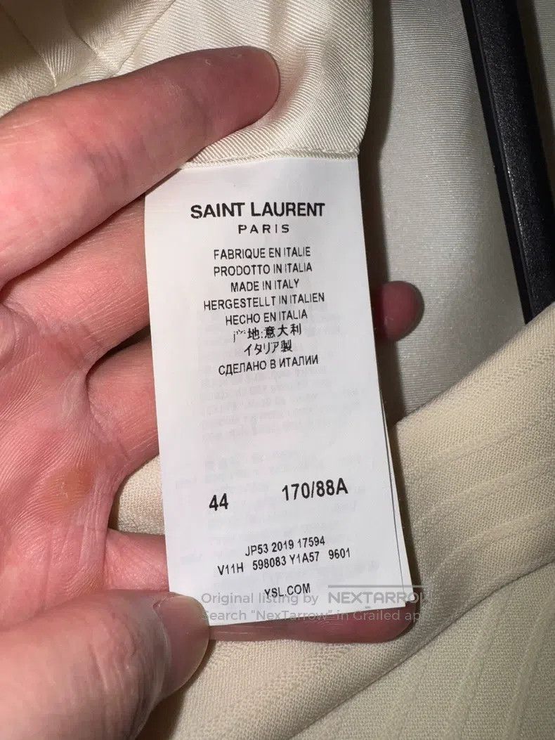 Saint Laurent Paris Saint Laurent Paris blazer Size US S / EU 44-46 / 1 - 8 Thumbnail