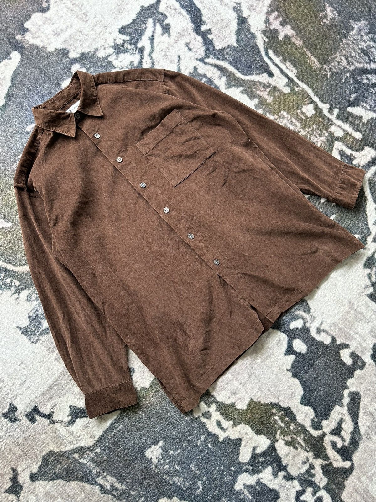 Issey Miyake 00’s Issey Miyake corduroy shirt Size US L / EU 52-54 / 3 - 8 Thumbnail