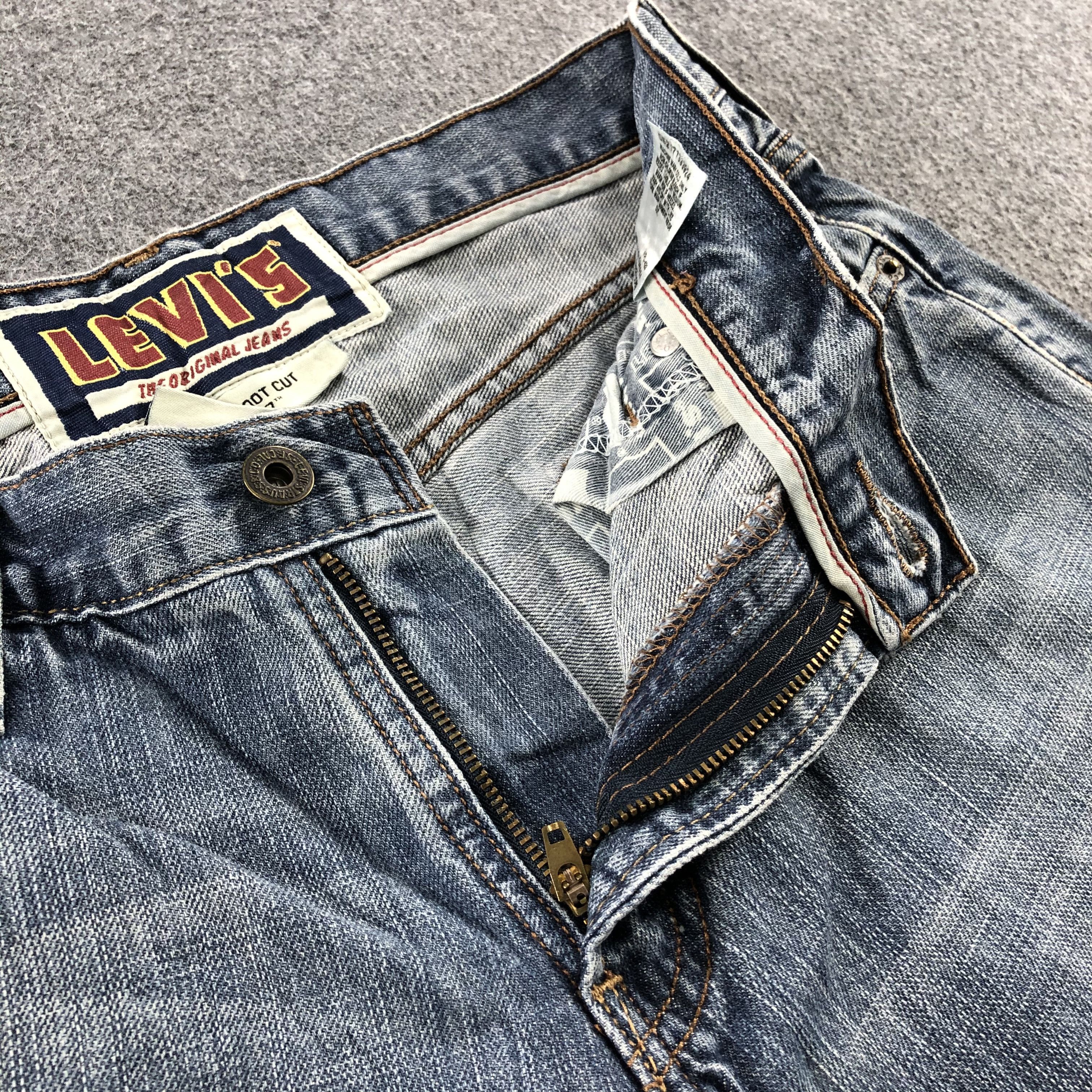 Levi's Vintage Levis 527 Low Boot Cut Jeans- J1330 Size US 32 / EU 48 - 8 Thumbnail